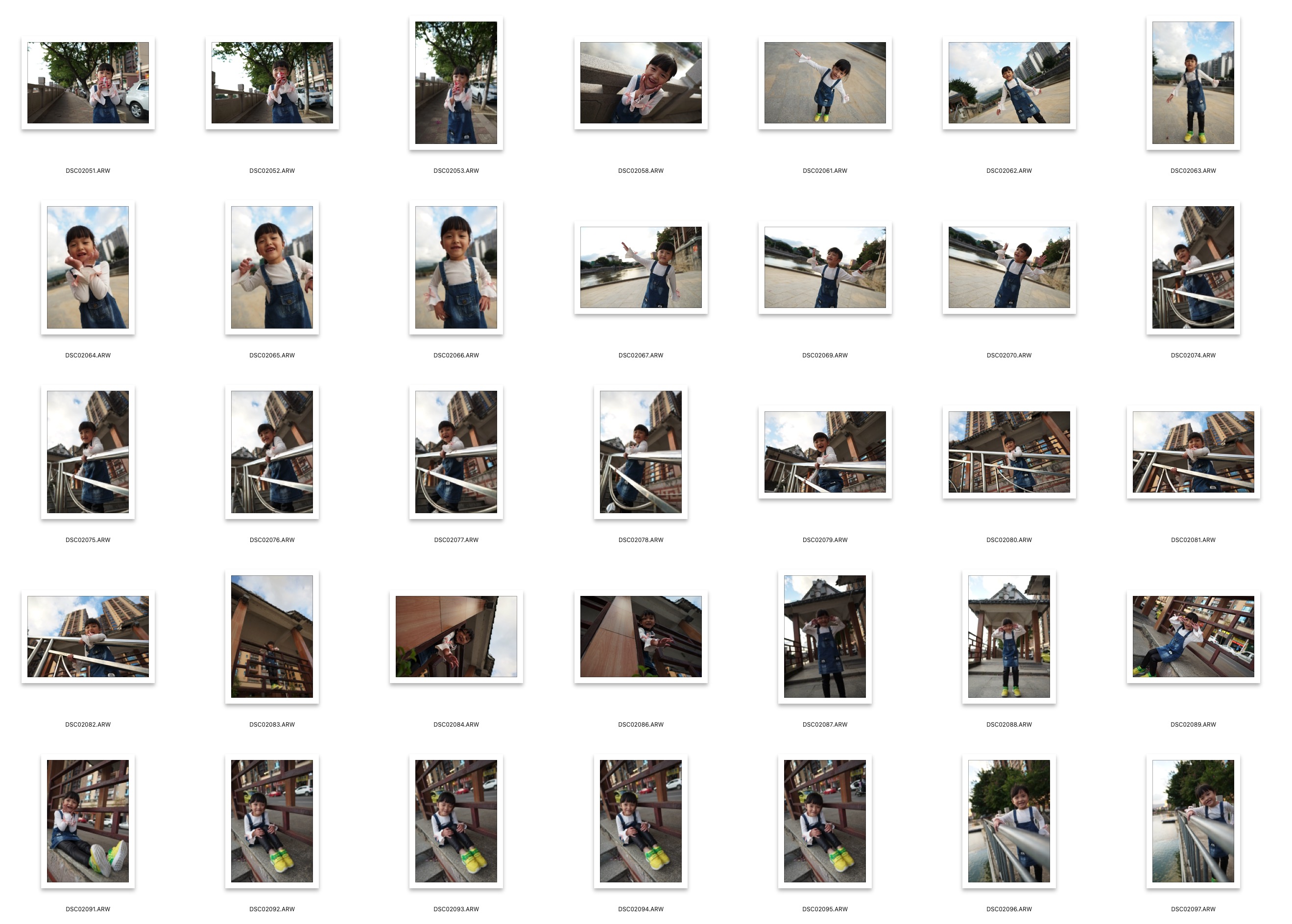 图片[3]-​64张儿童街拍外拍RAW原图ARW格式未修原片摄影原档修图练习素材​