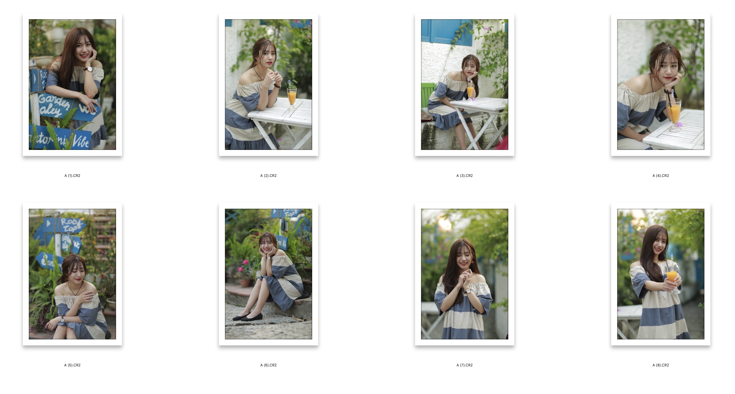 图片[2]-​8张超美清新美女RAW原图CR2格式未修原片摄影原档修图练习素材​