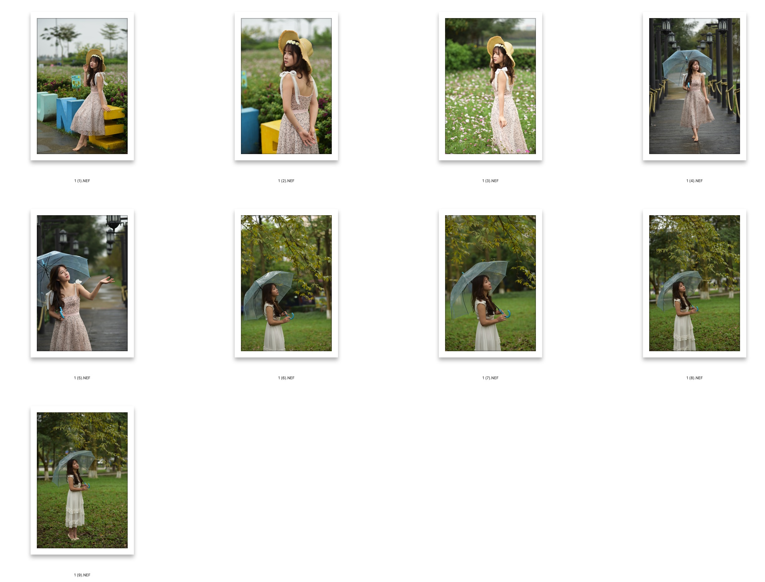 图片[2]-​9张森系美女写真RAW原图NEF格式未修原片摄影原档修图练习素材