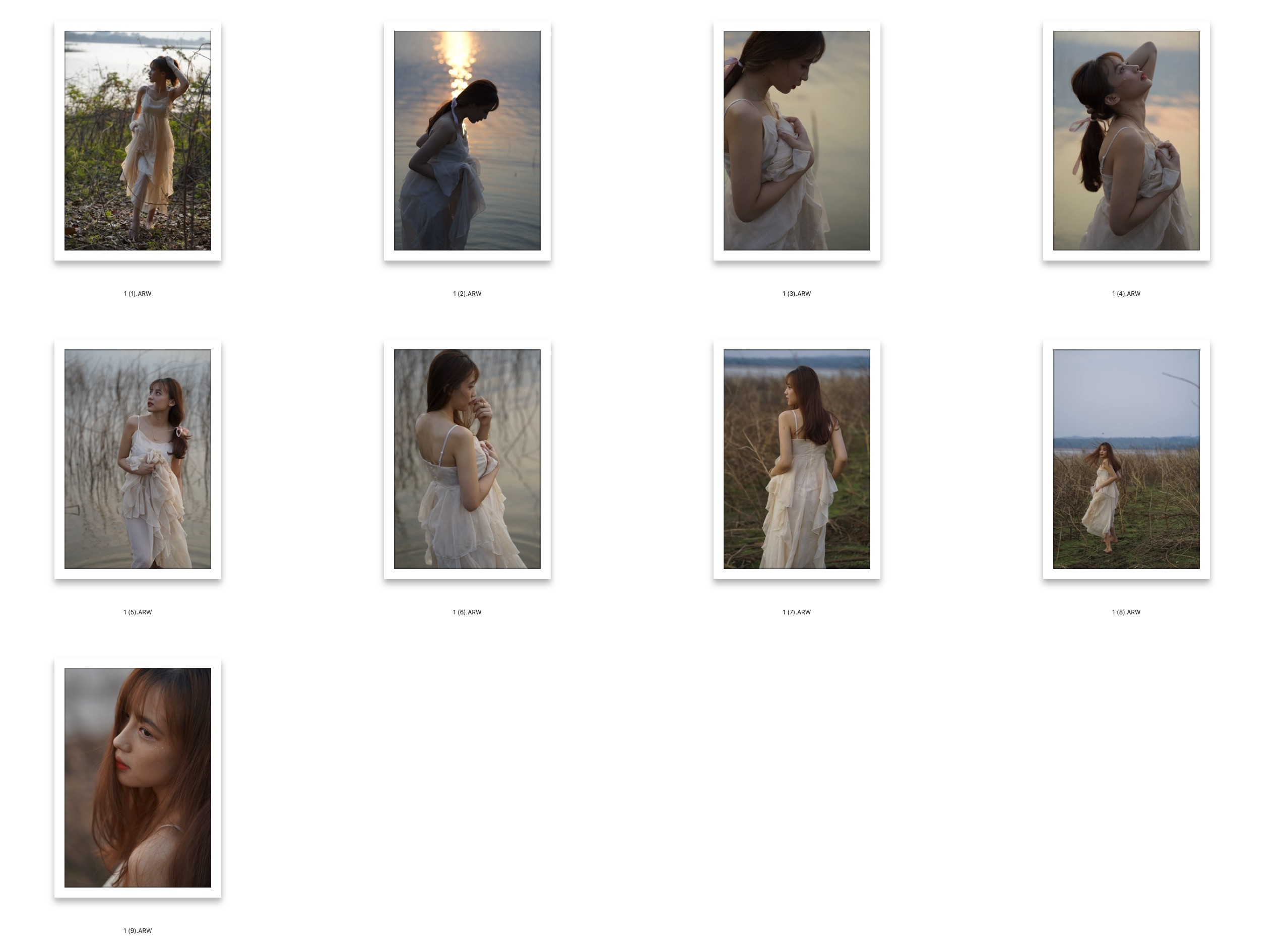 图片[2]-​9张逆光美女超唯美写真RAW原图ARW格式未修原片摄影原档修图练习素材​