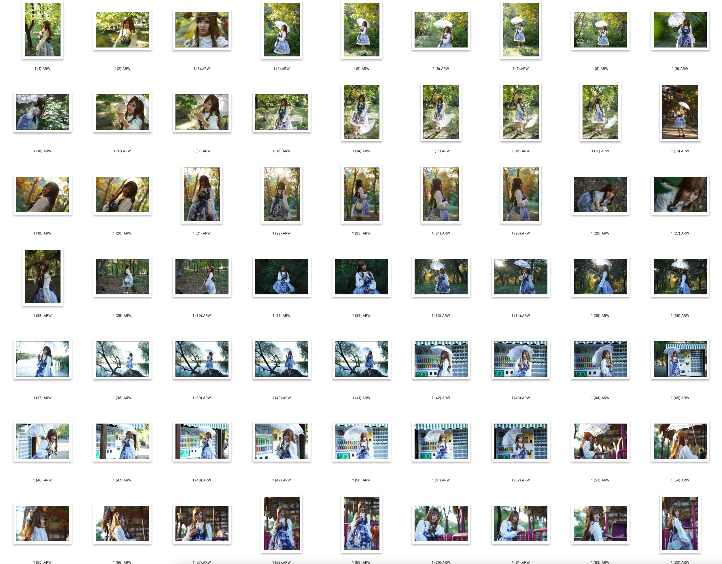 图片[3]-102张COS美女外拍RAW原图ARW格式未修原片摄影原档PS修图练习素材