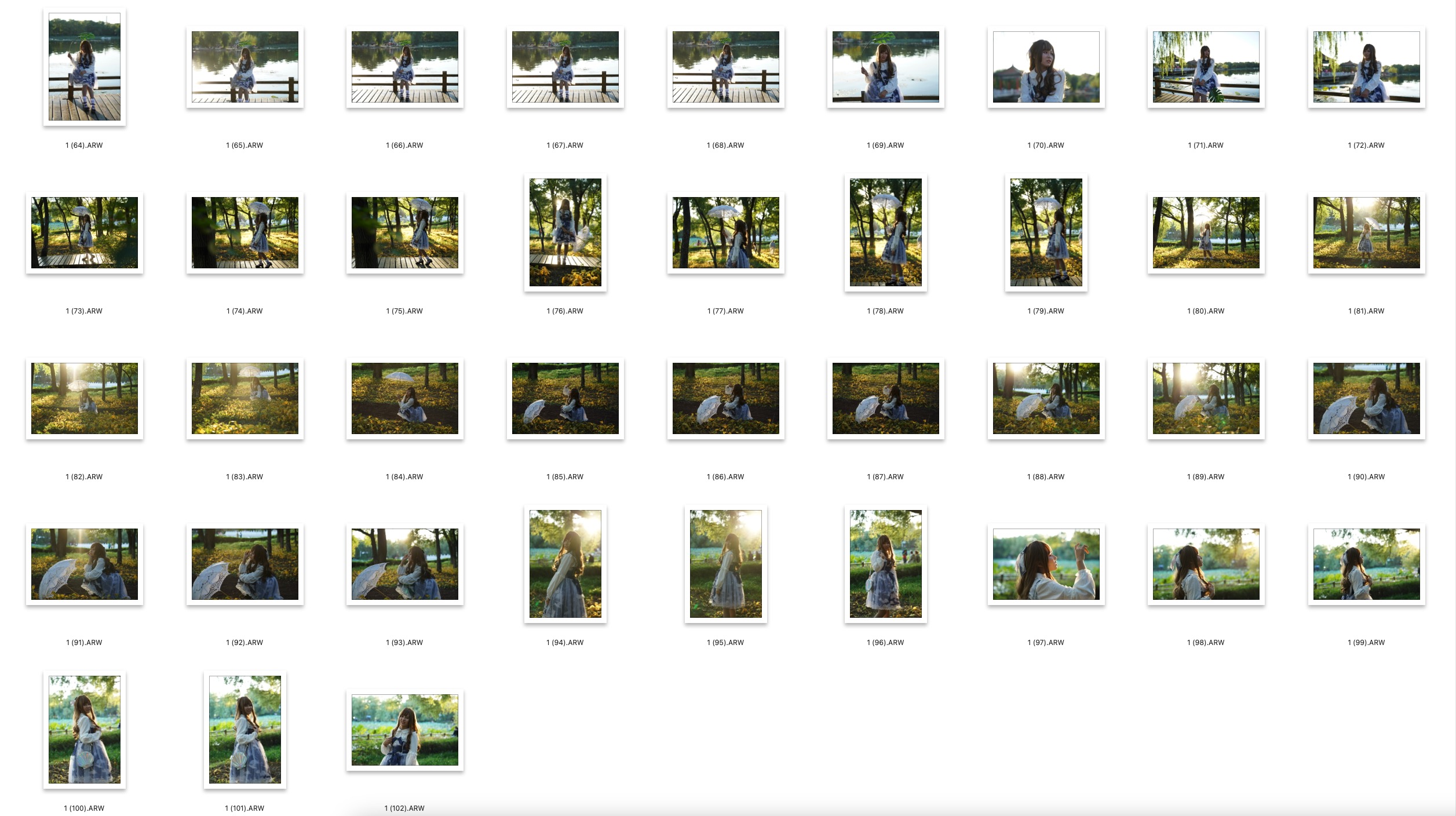 图片[2]-102张COS美女外拍RAW原图ARW格式未修原片摄影原档PS修图练习素材