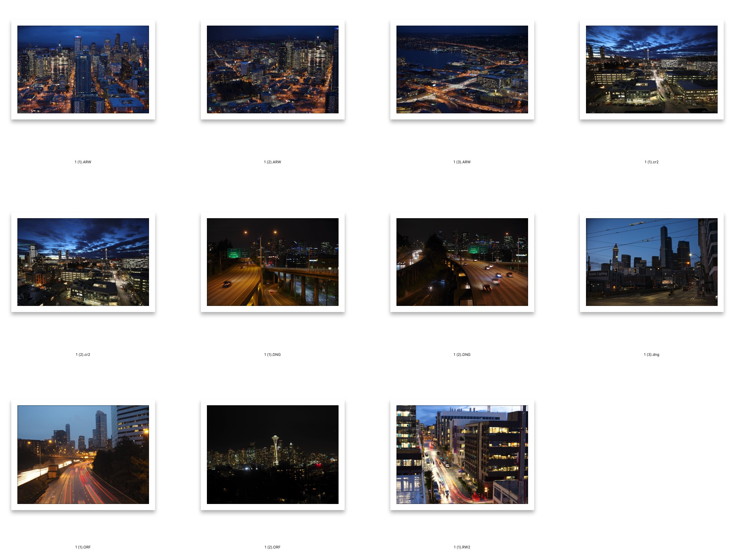 图片[2]-11张城市夜景RAW原图多相机拍摄未修原片摄影原档PS修图练习素材