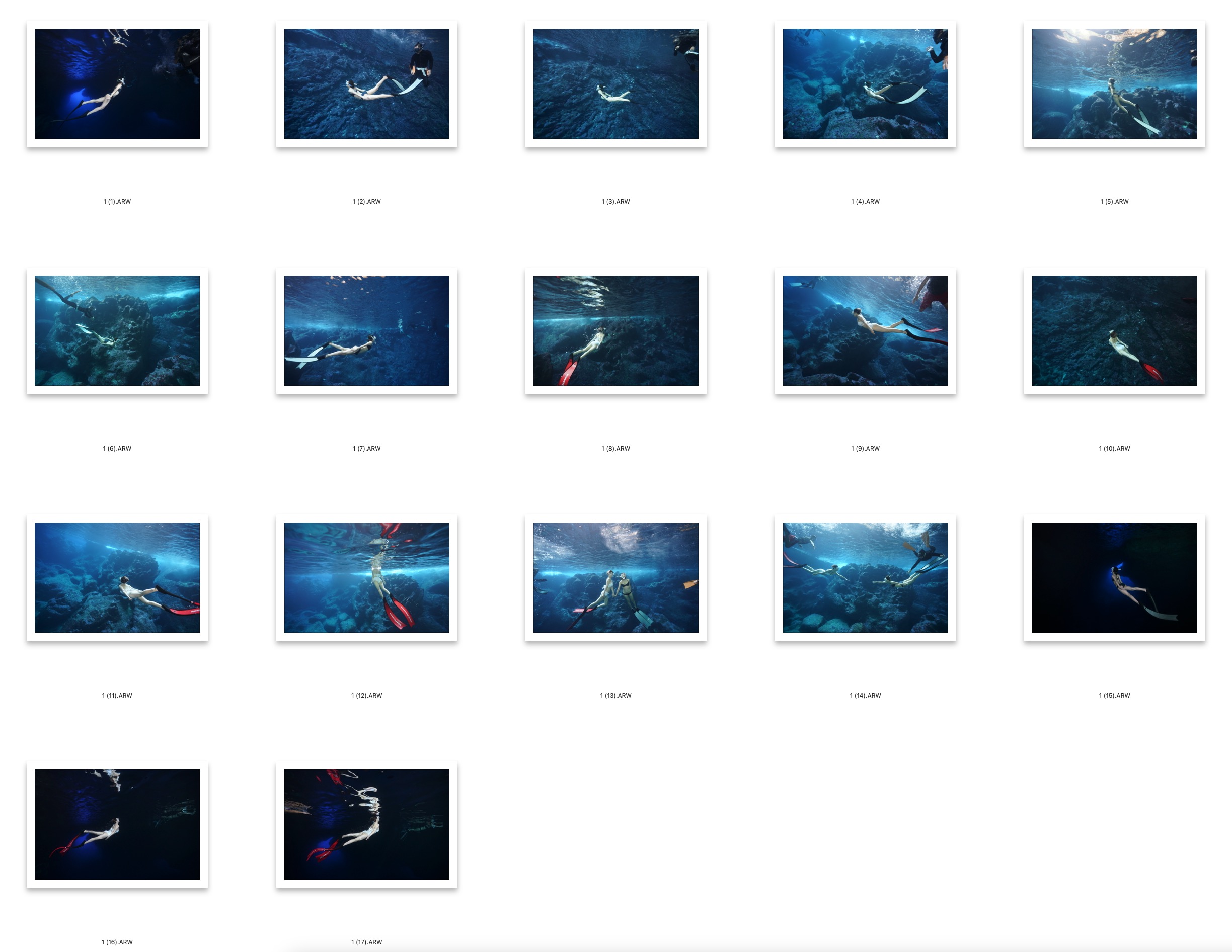 图片[2]-17张潜水美女写真RAW原图ARW格式未修原片摄影原档PS修图练习素材