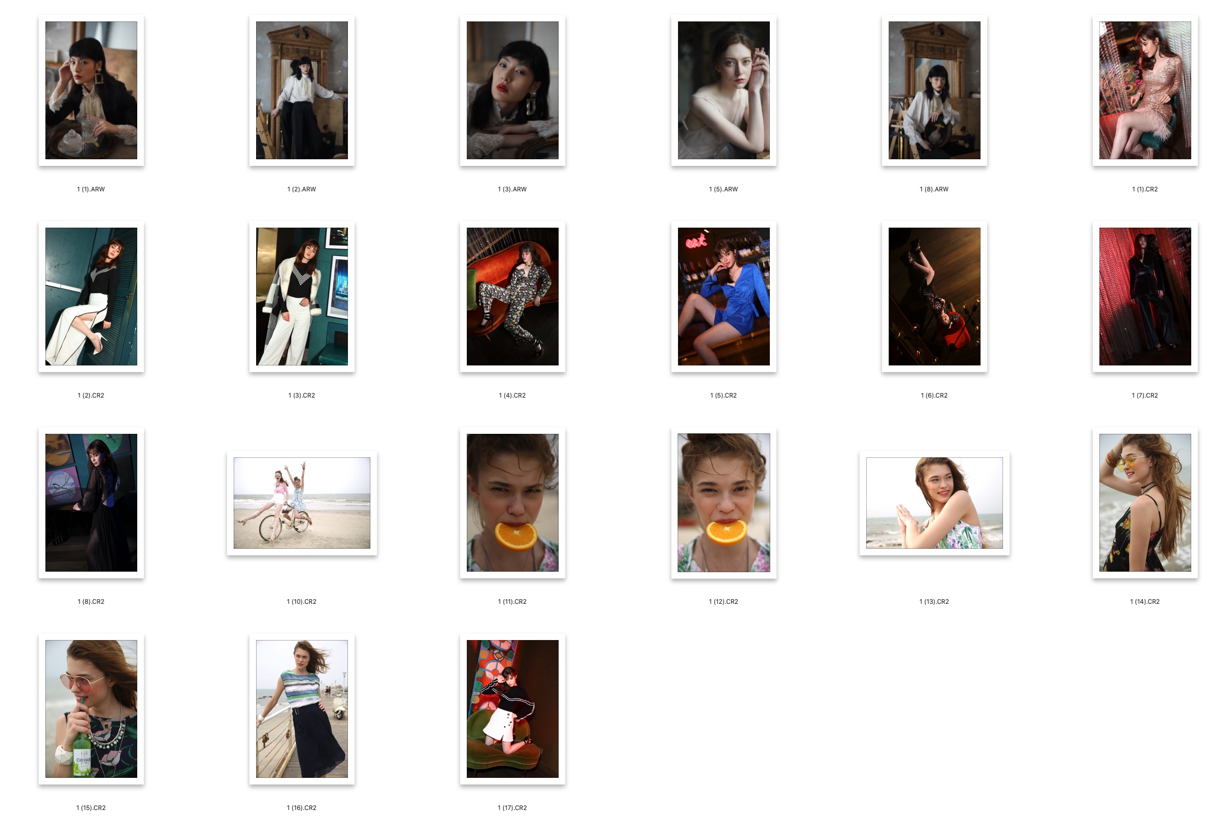 图片[2]-21张多种风格美女散图RAW原图CR2格式未修原片PS修图练习素材