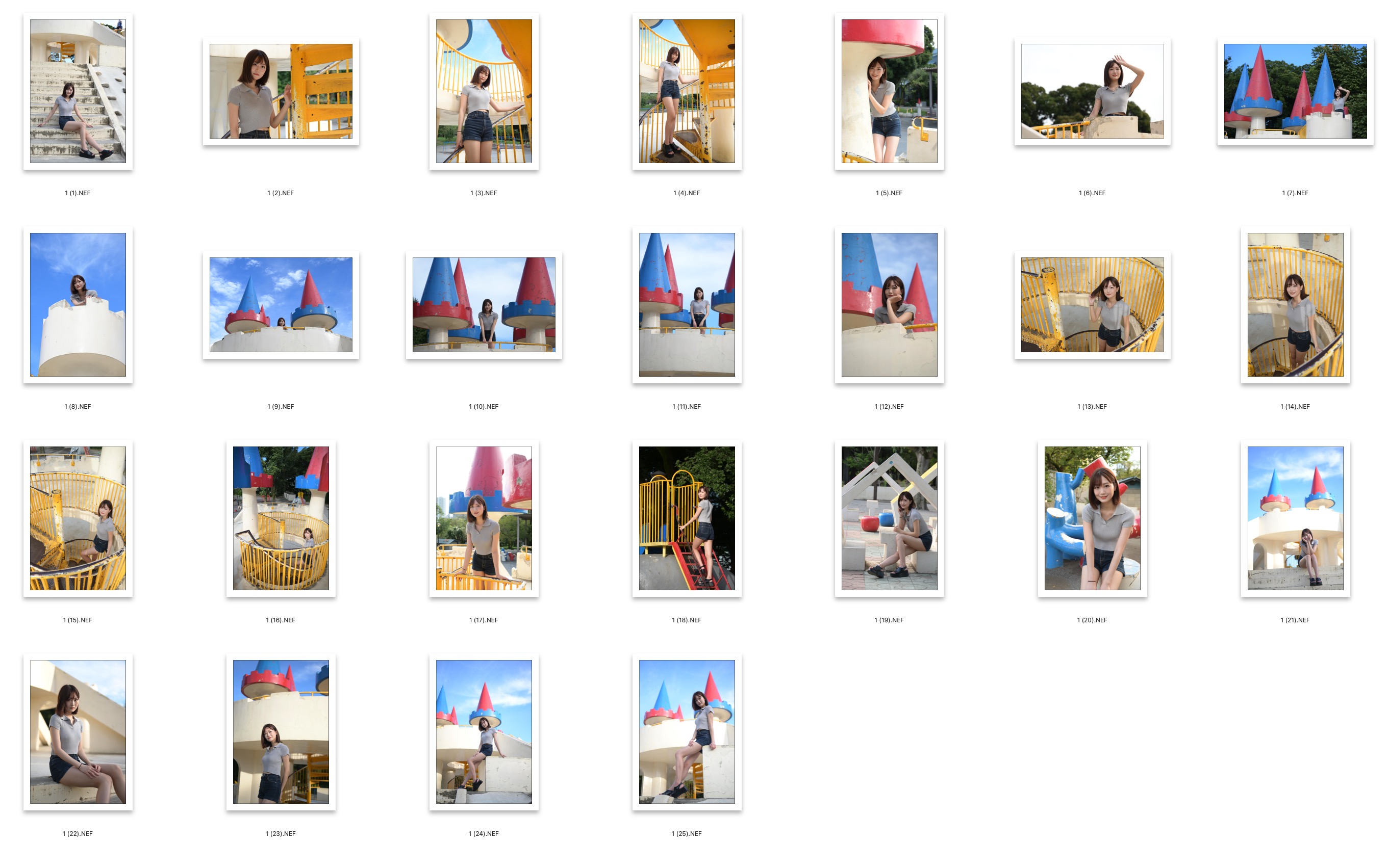 图片[2]-25张东京飞鸟山公园美女RAW原图NEF格式未修原片PS修图练习素材