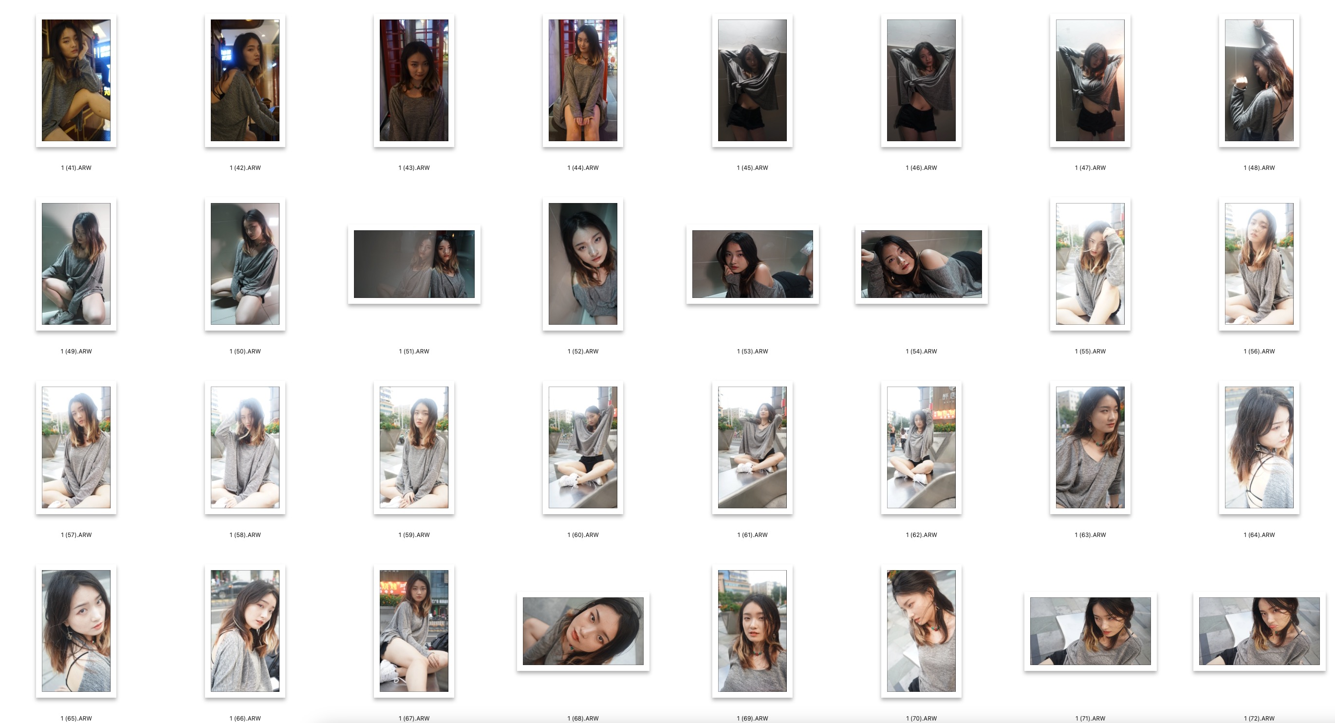 图片[2]-72张约拍美女摄影RAW原图ARW格式未修原片摄影原档PS修图练习素材