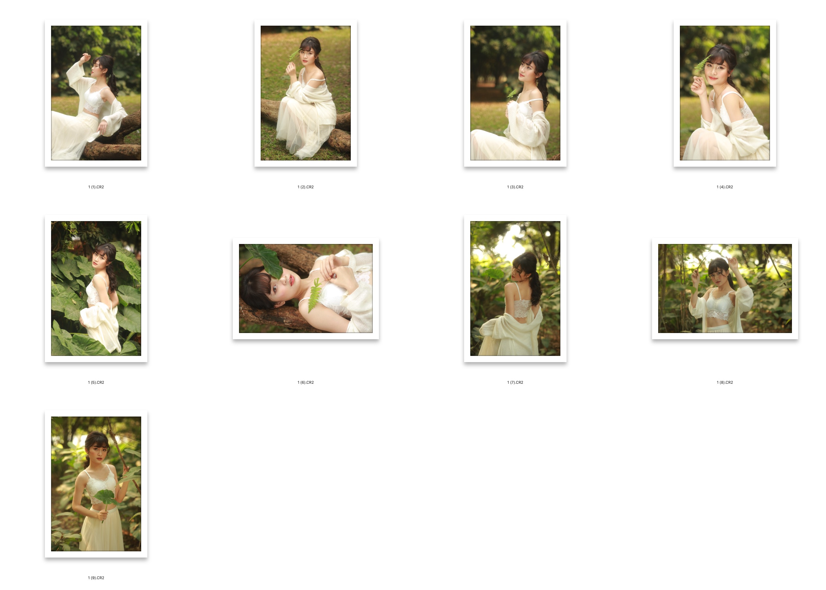 图片[2]-9张唯美森系美女外拍写真RAW原图CR2格式未修原片摄影原档PS修图练习素材