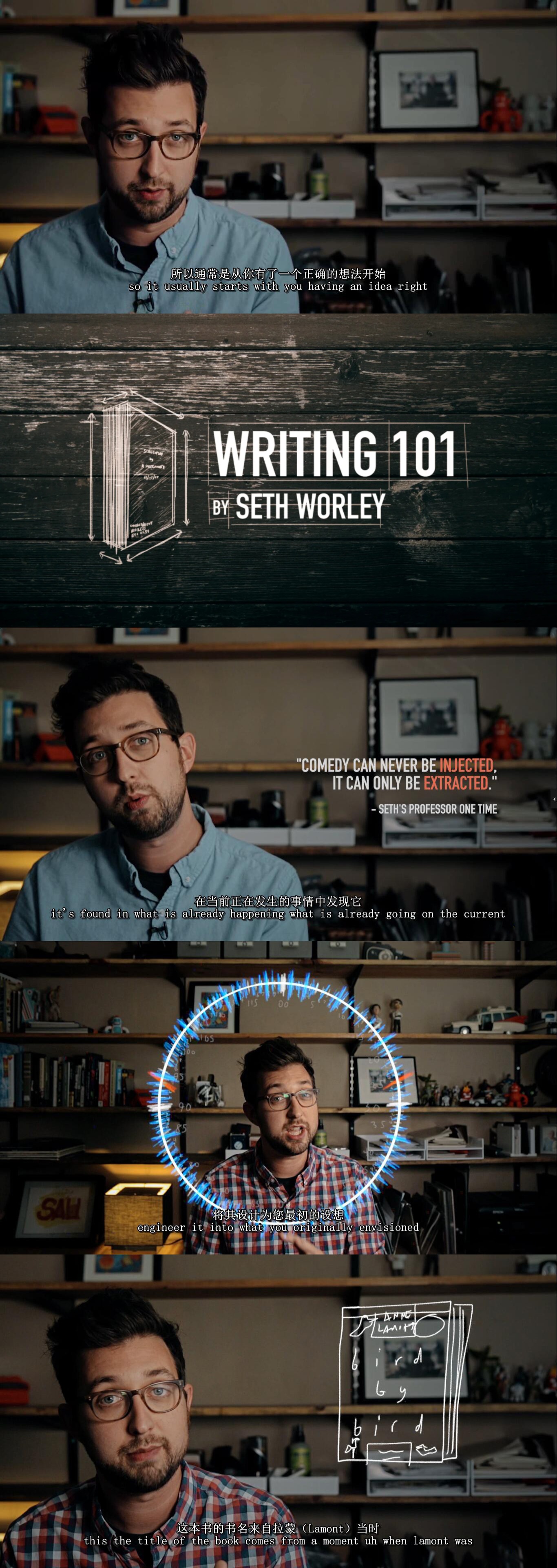 图片[1]-作家兼导演塞思·沃利Seth Worley编剧新手的编剧写作101课程-附中英字幕-美夕摄影资源