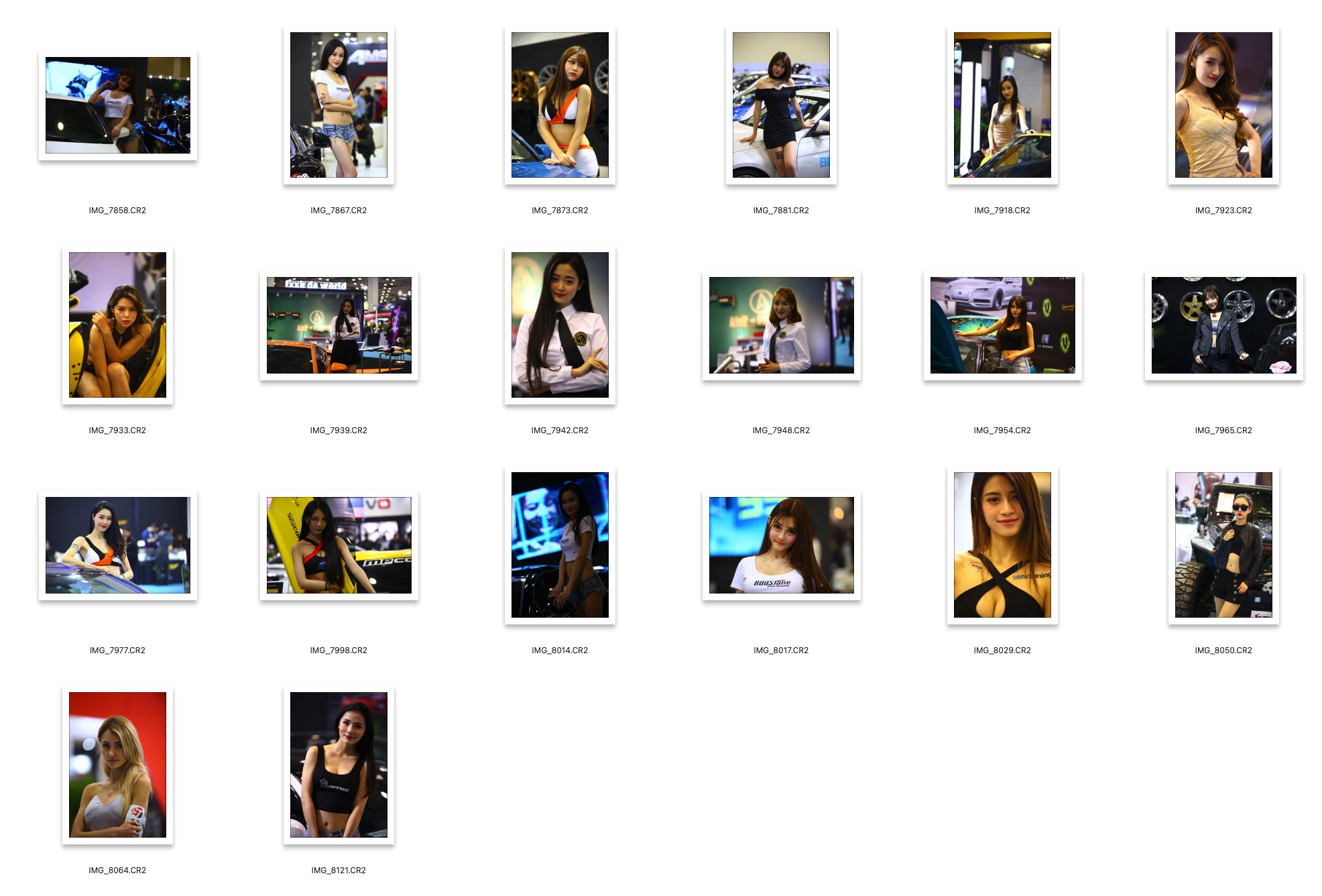 图片[2]-20张车模美女RAW原片CR2格式人像精修练习素材