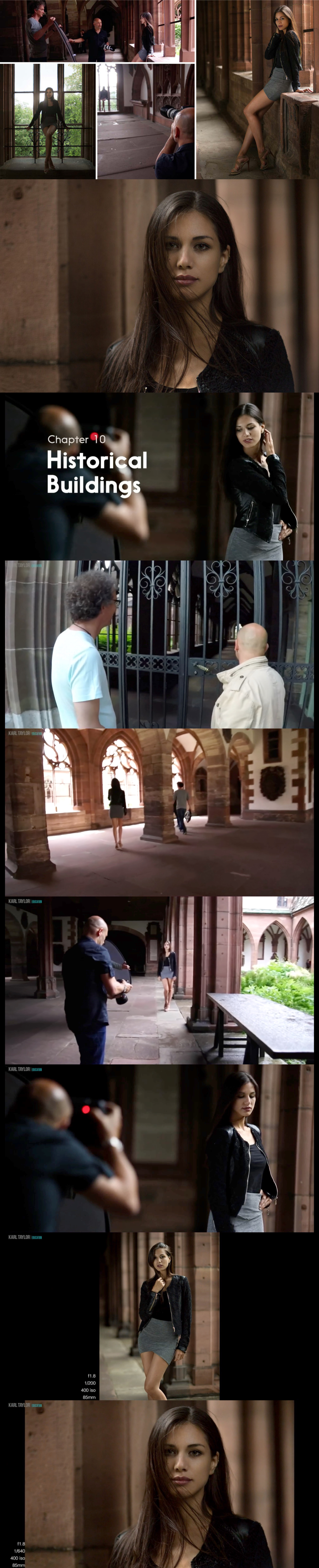 图片[1]-卡尔·泰勒 Karl Taylor 历史建筑自然光人像拍摄教程-中英字幕-美夕摄影资源
