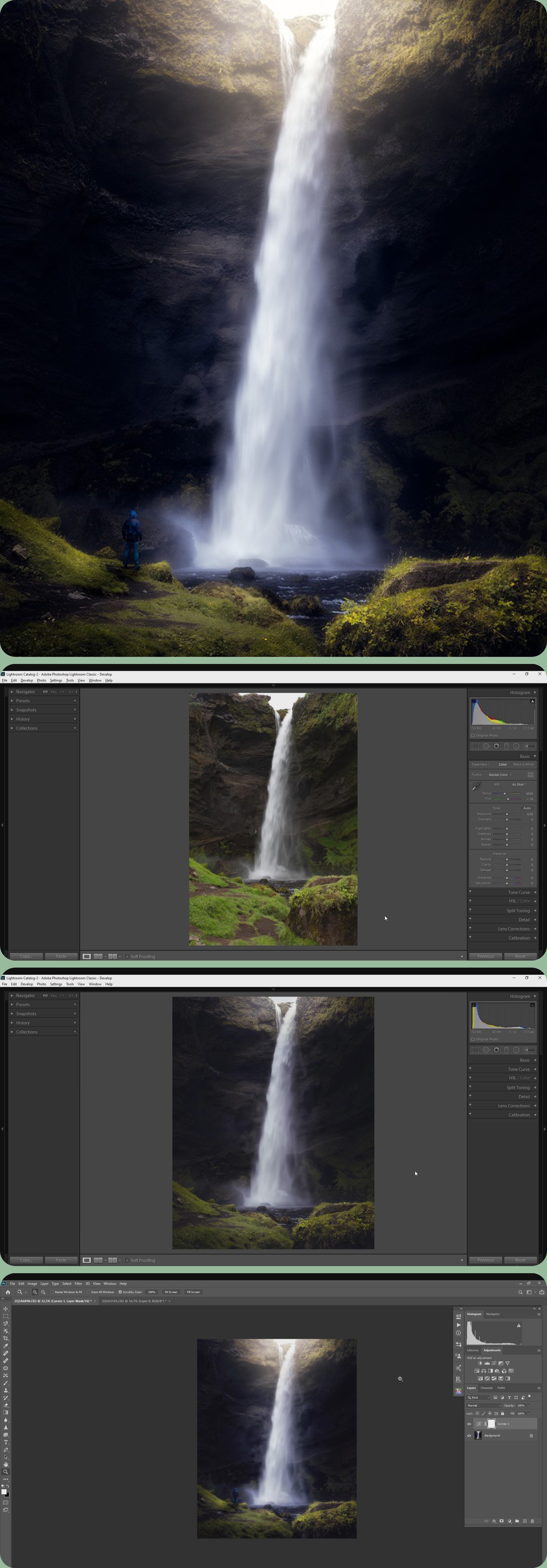 图片[1]-风光摄影师Fredrik Stromme梦幻瀑布风光摄影后期教程-中英字幕-美夕摄影资源