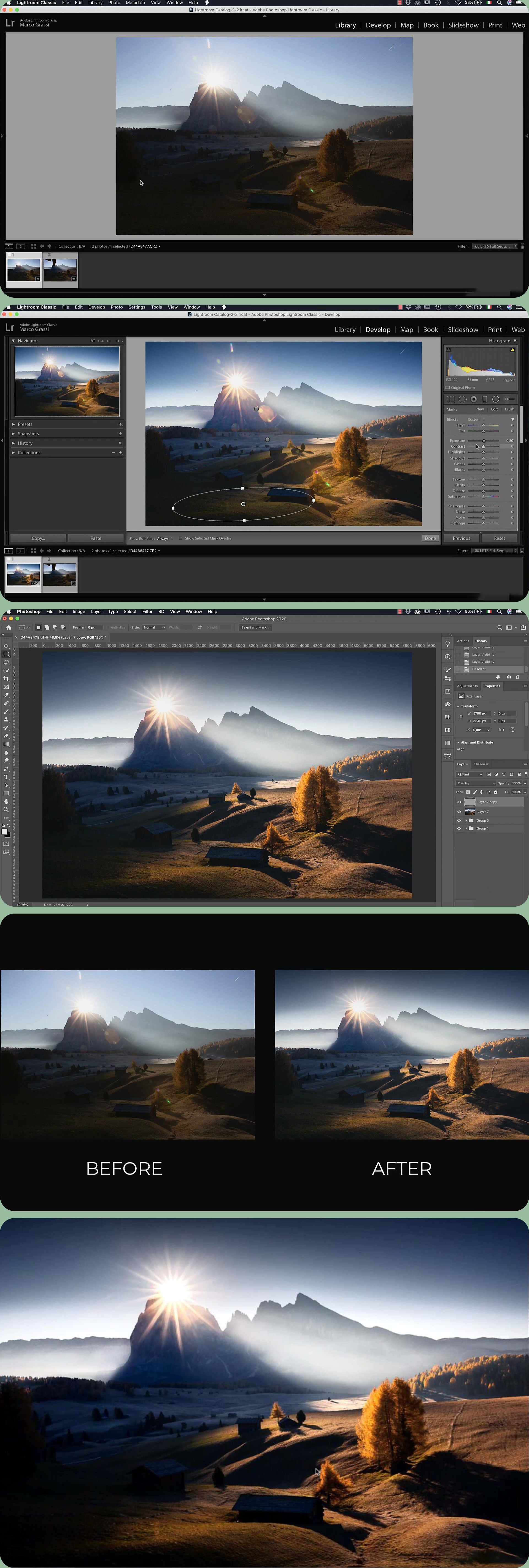 图片[1]-摄影师Marco Grassi风光摄影白日梦从头到尾编辑教程-中英字幕-美夕摄影资源