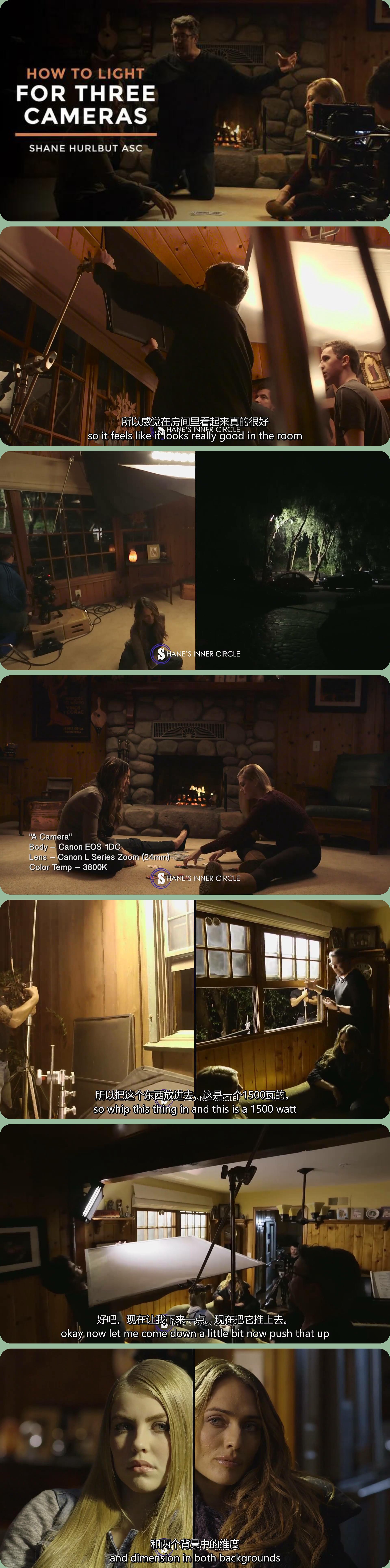 图片[1]-Filmmakers Academy –ShaneHurlbut为三个摄像机多机位布光-中英字幕-美夕摄影资源