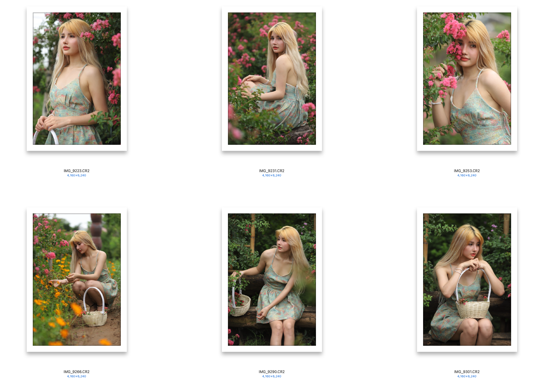 图片[2]-6张唯美花仙子美女人像RAW原图素材›佳能CR2格式原图素材-美夕摄影资源