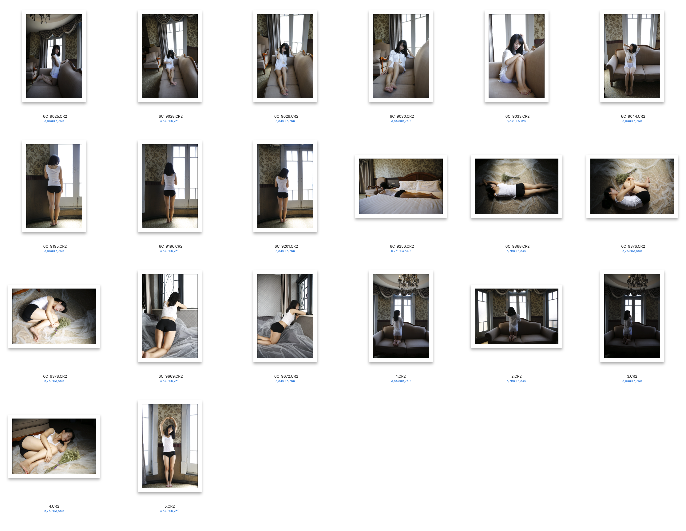 图片[2]-20 张淑女复古轻私房美女人像 RAW原图练习素材-美夕摄影资源