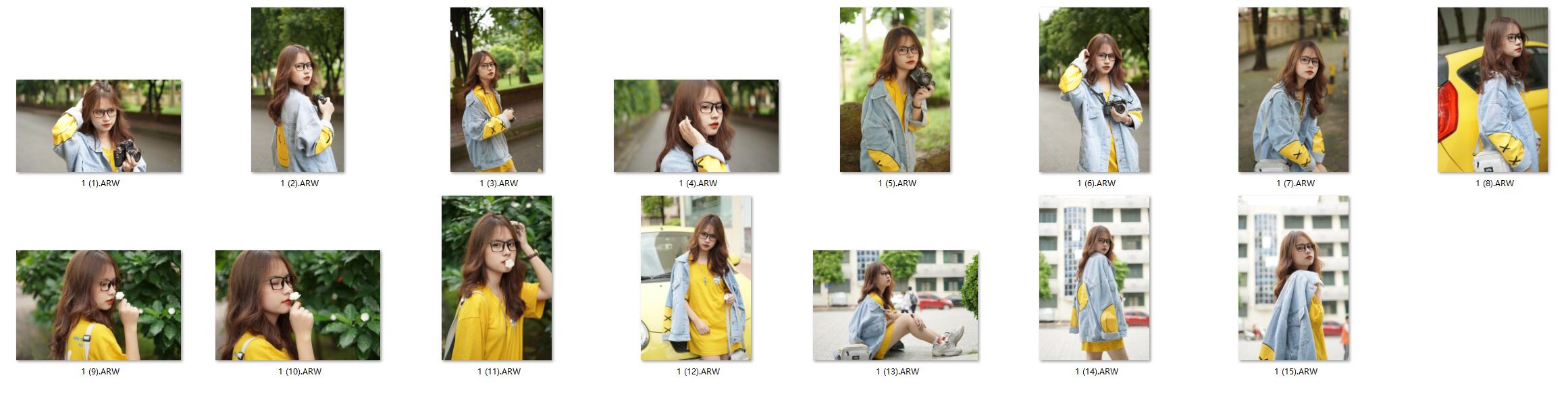 图片[2]-​15张带眼镜的可爱女孩RAW原图ILCE-7RM3练习素材​