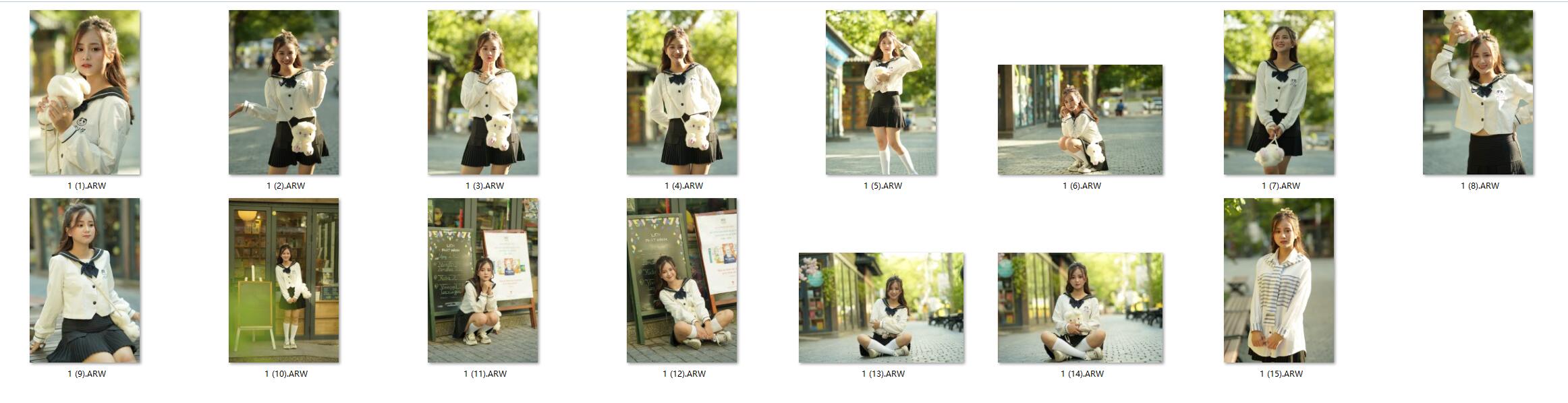 图片[2]-​15张高质量户外小美女写真RAW原图ILCE-7RM3练习素材​