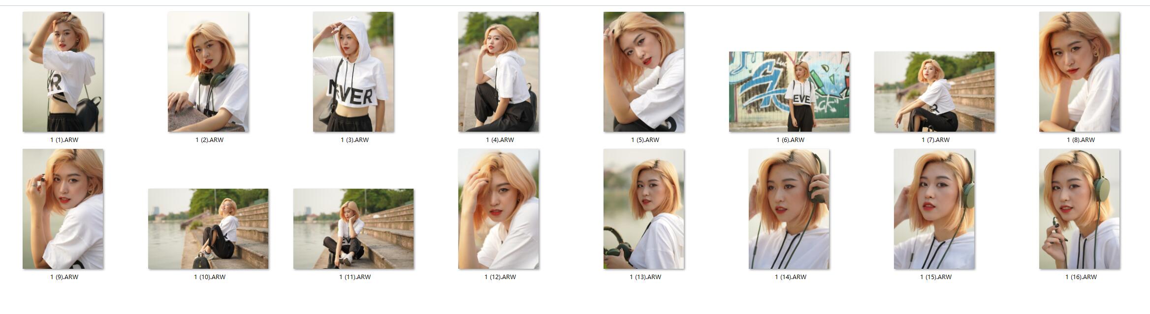 图片[2]-​16张戴耳机的短发美女RAW原图ILCE-7RM3练习素材​