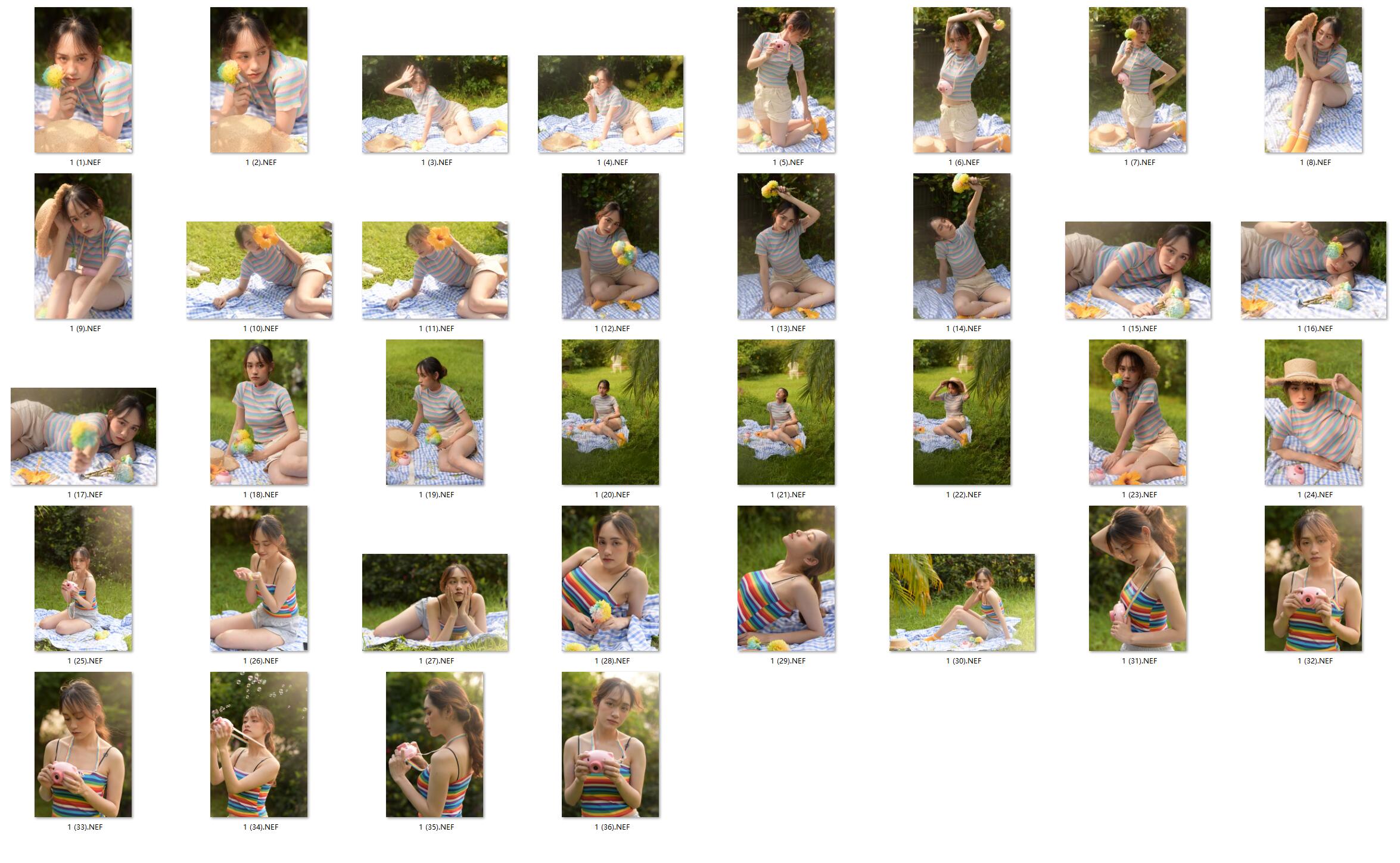 图片[2]-​36张高质量森系美女写真RAW原图NIKON D810练习素材