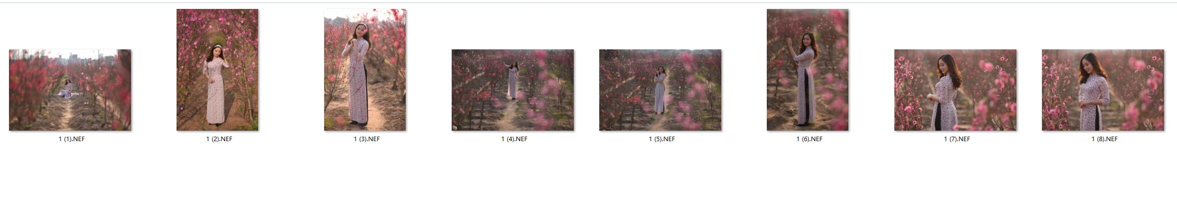 图片[2]-​8张美女美人梅花海摄影写真RAW原图NIKON D750练习素材​