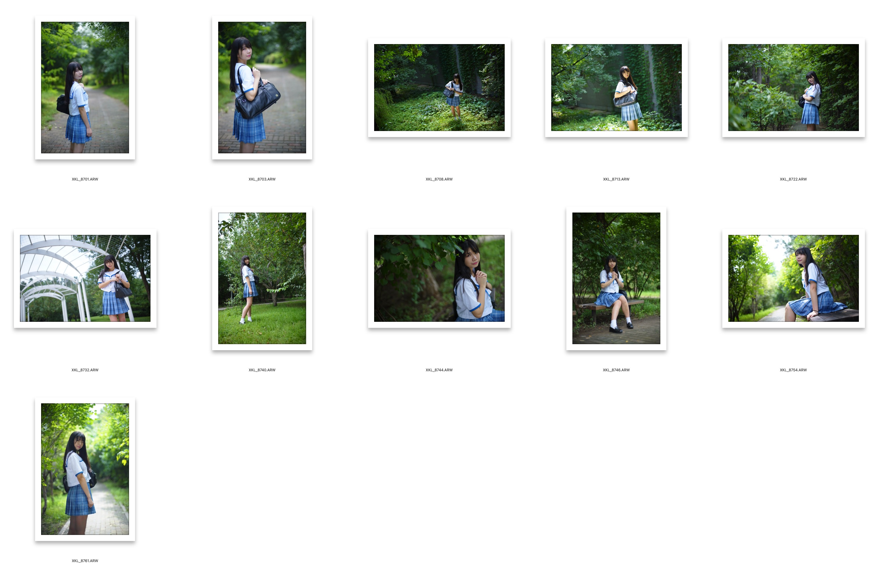 图片[2]-11P文艺清新少女写真摄影人像修图练习RAW原图素材-美夕摄影资源