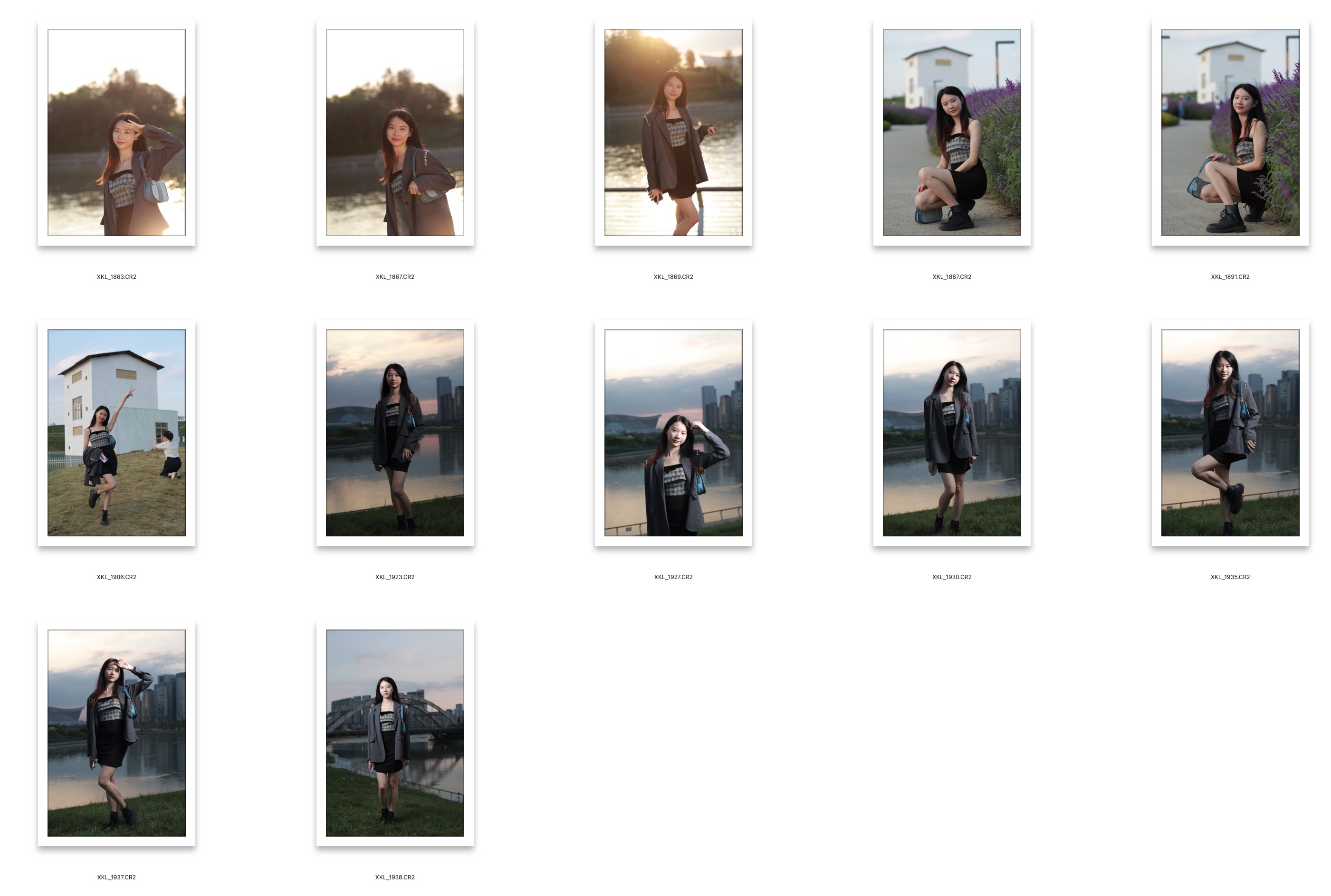 图片[2]-12P公园中和湿地逆光美女人像修图后期练习RAW原图素材