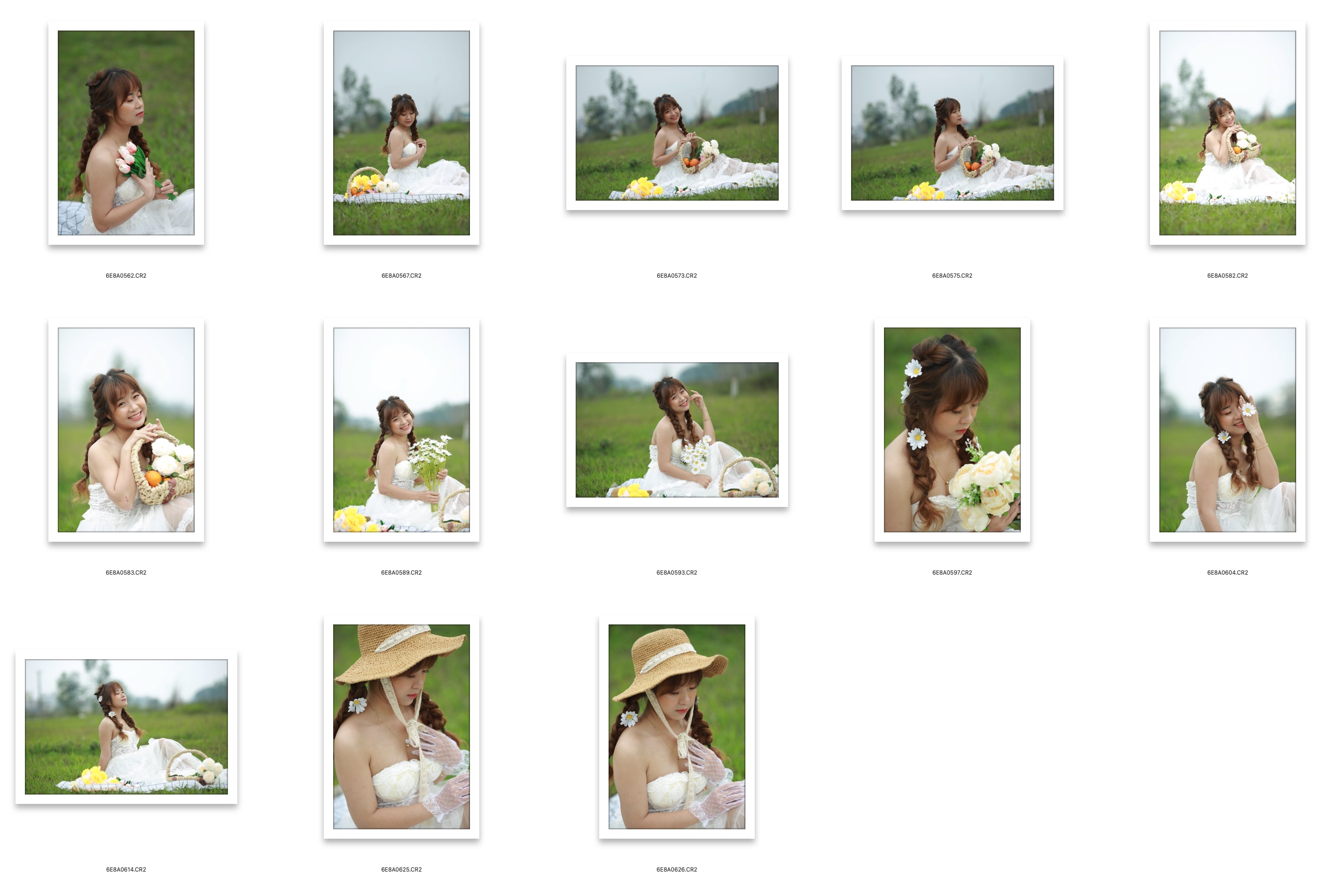 图片[2]-13张美女户外写真人像摄影后期修图练习RAW原图素材