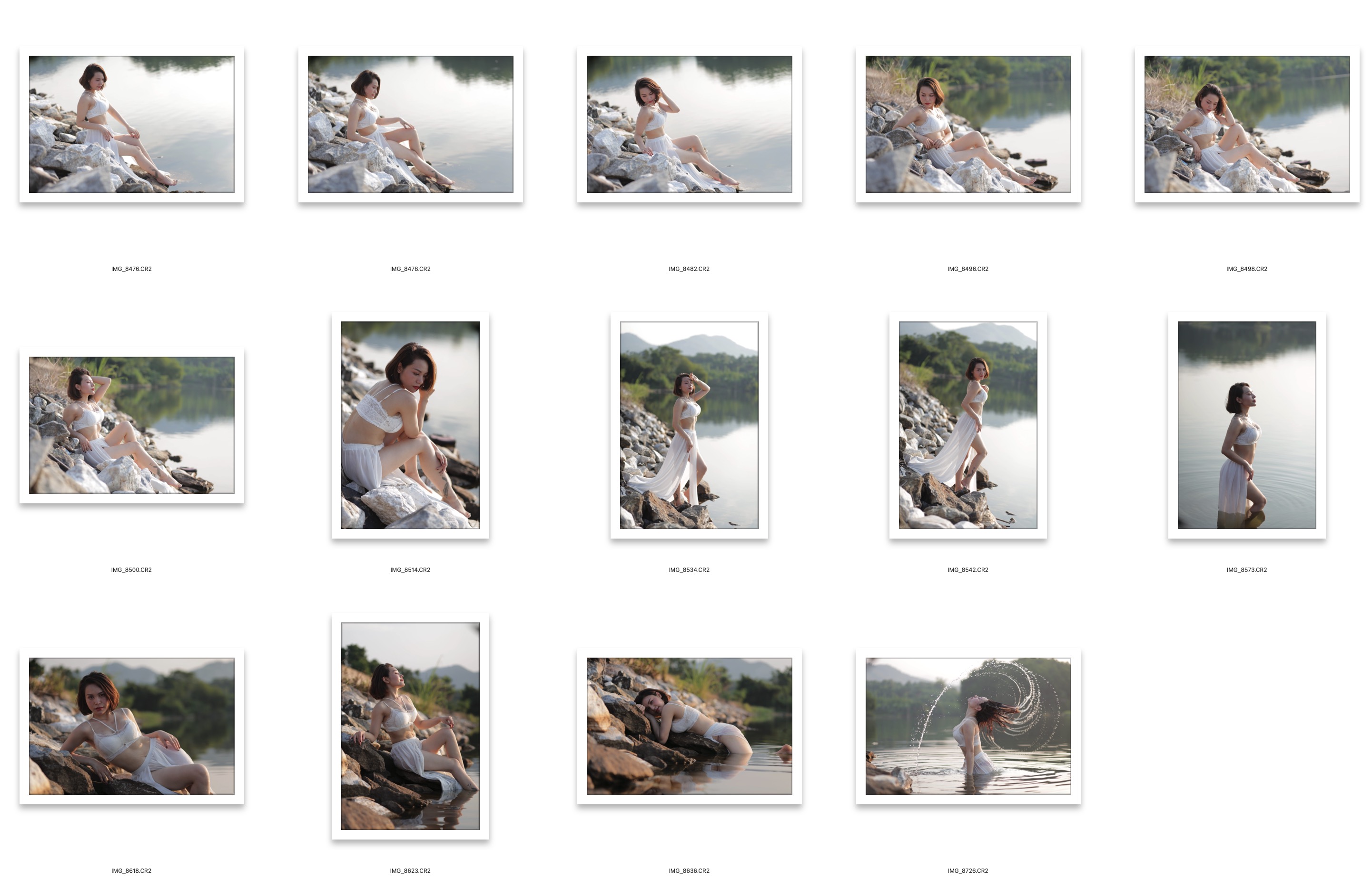 图片[2]-14张河边美女私房写真人像摄影RAW原图,修图练习RAW素材