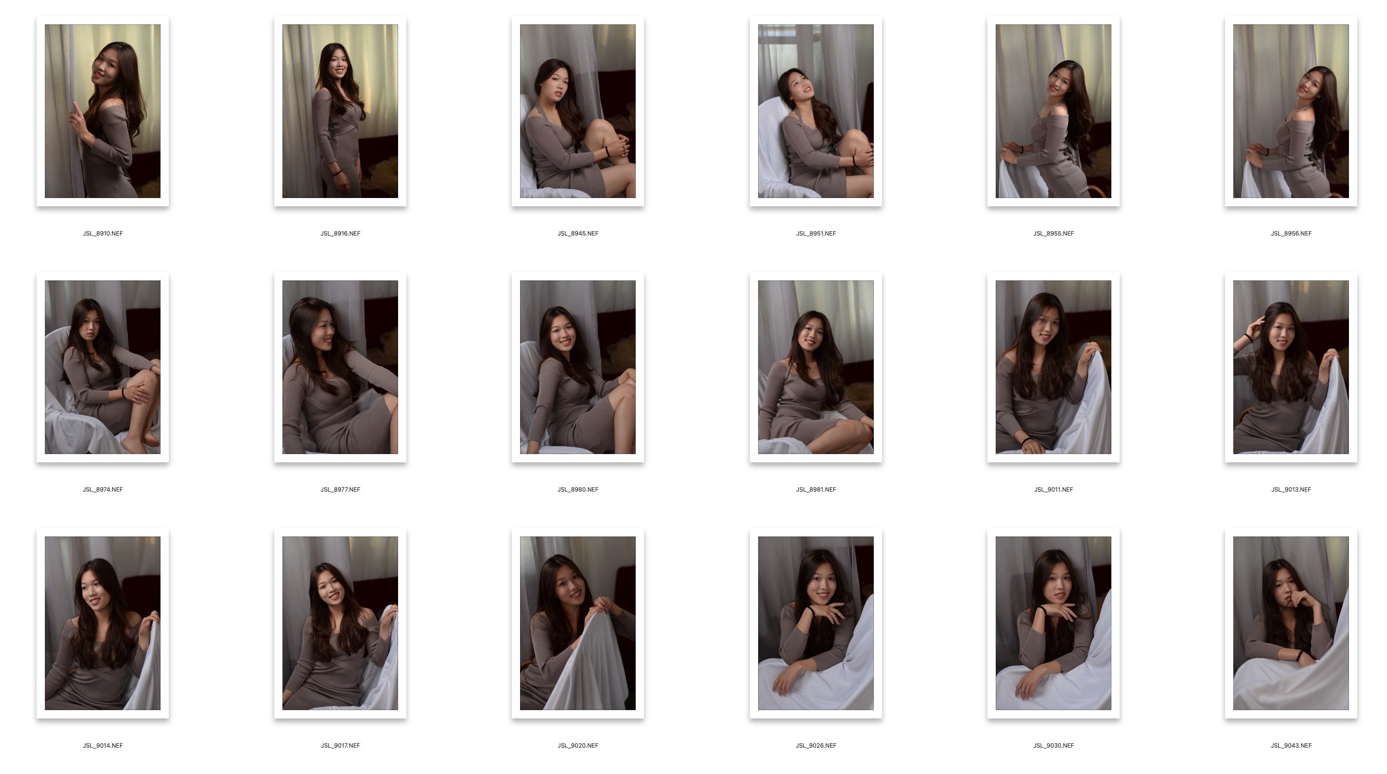 图片[2]-18张气质美女室内摄影RAW原图,日系修图练习RAW素材