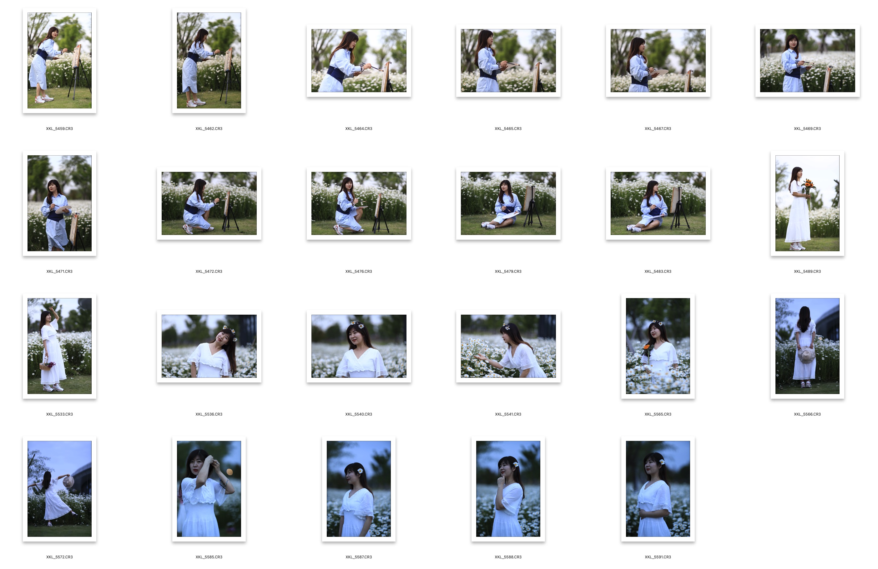 图片[2]-23P美丽优雅有才情的姐姐写生画画摄影RAW原图素材