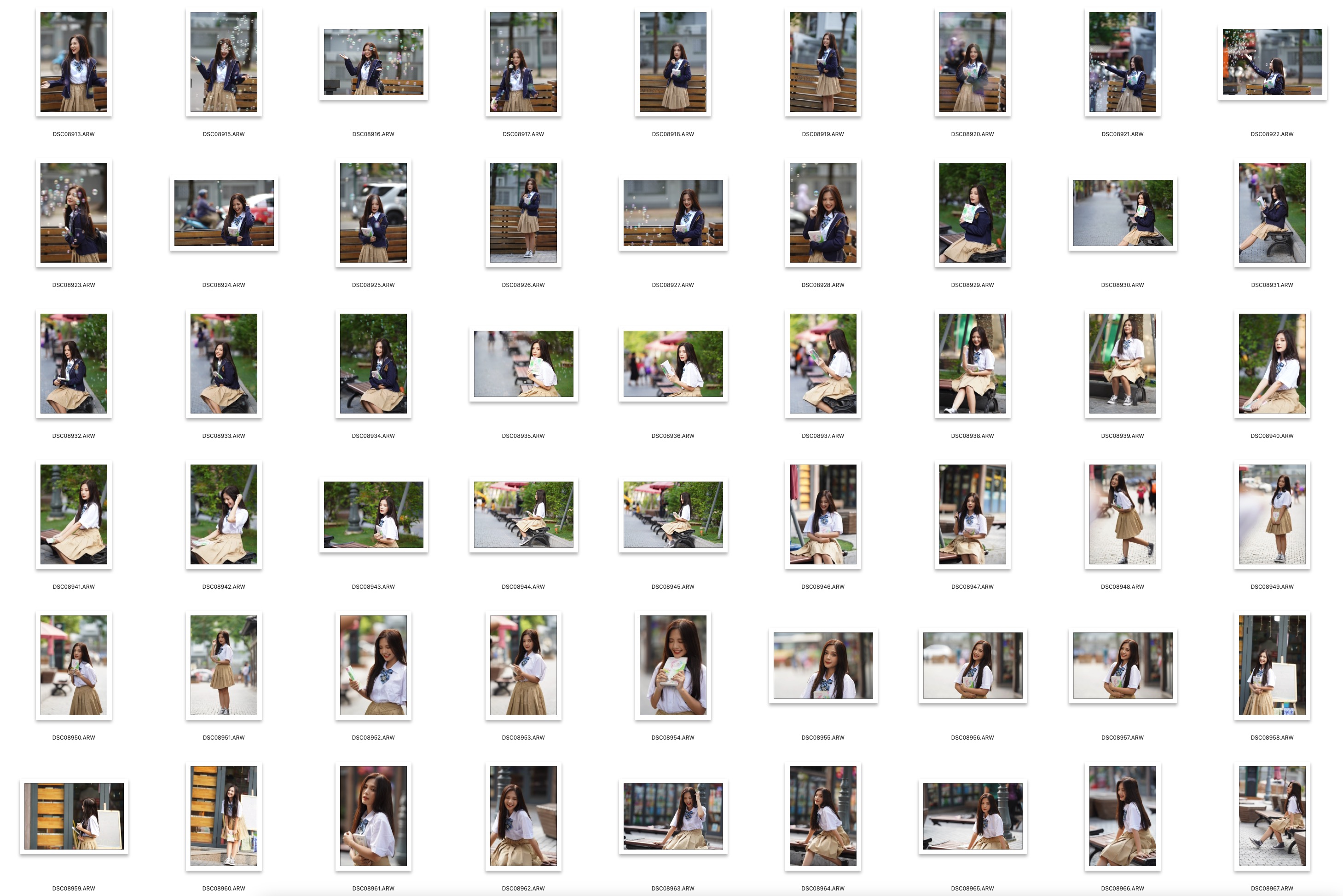 图片[4]-156张时尚街拍妹子人像摄影后期修图练习RAW原图素材