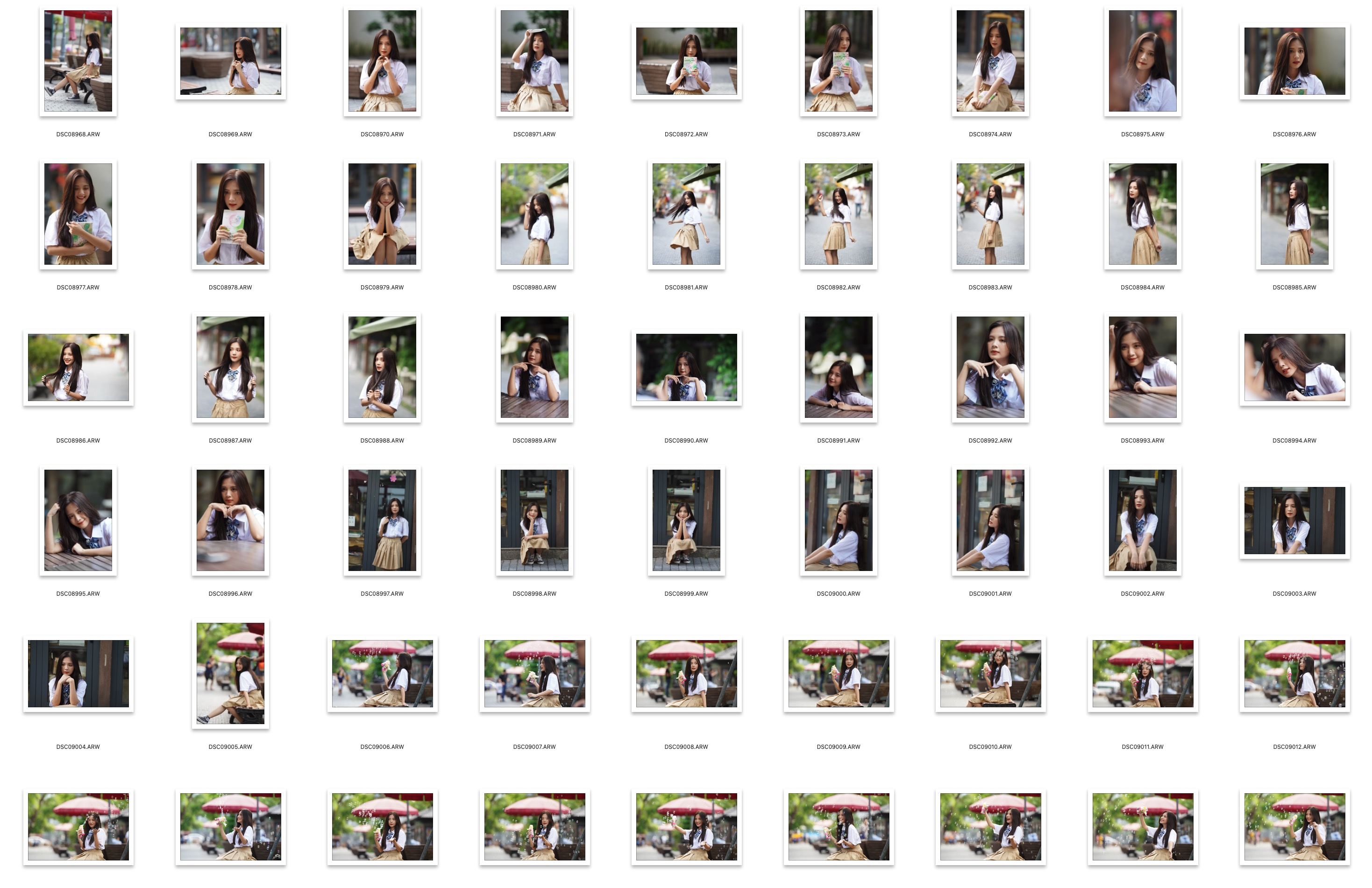 图片[3]-156张时尚街拍妹子人像摄影后期修图练习RAW原图素材
