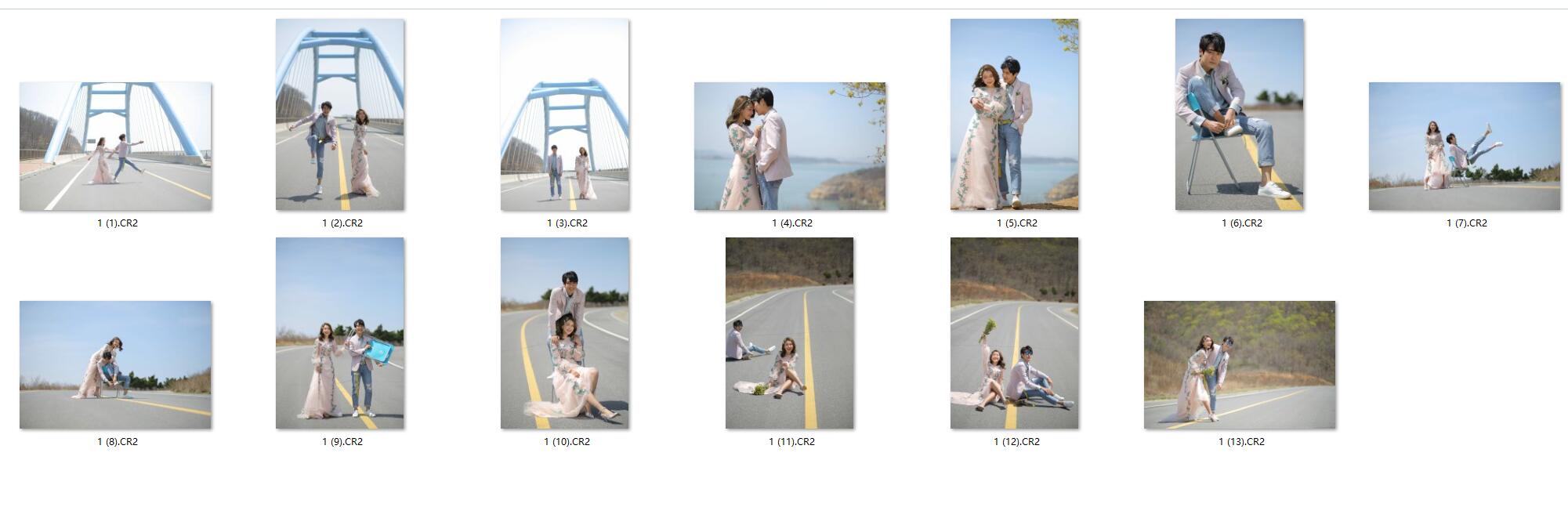 图片[2]-13张旅拍婚礼情侣人像佳能EOS 5D Mark III RAW原图后期修图练习RAW素材