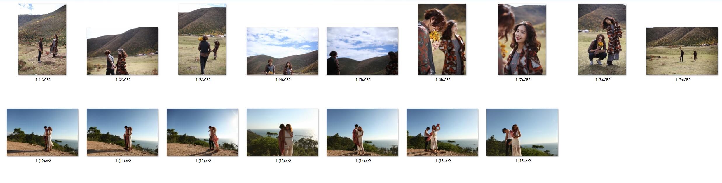 图片[2]-16张西藏旅拍情侣人像摄影RAW原图后期修图练习RAW素材