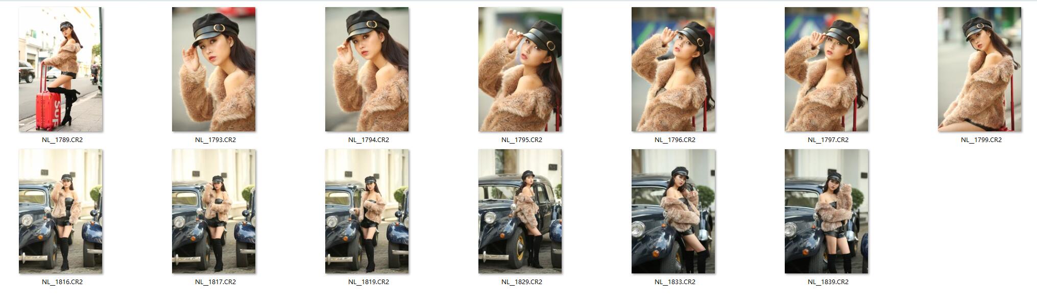 图片[2]-13张时尚车模美女人像摄影RAW原图素材