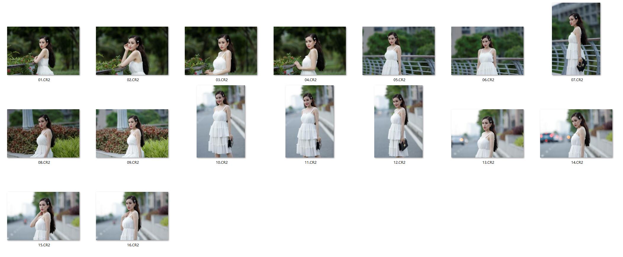 图片[2]-16张街拍时尚美女人像摄影RAW原图素材-CR2格式原图素材