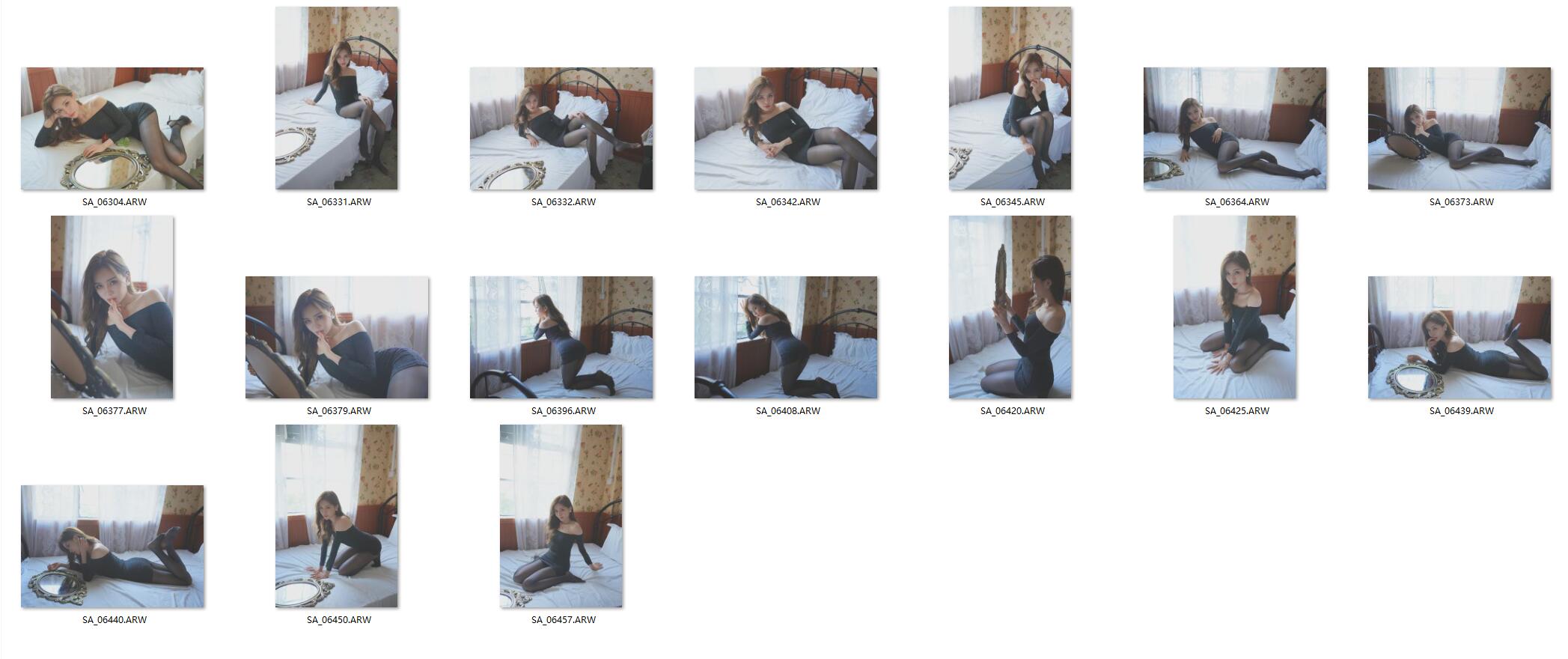 图片[2]-17张黑丝美女私房摄影RAW人像原图