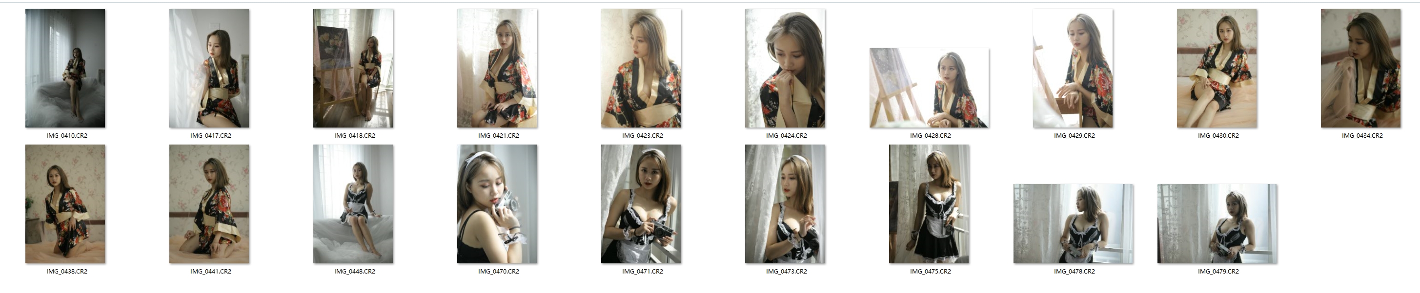 图片[2]-19张室内美女私房人像摄影RAW原图素材-佳能CR2格式原片