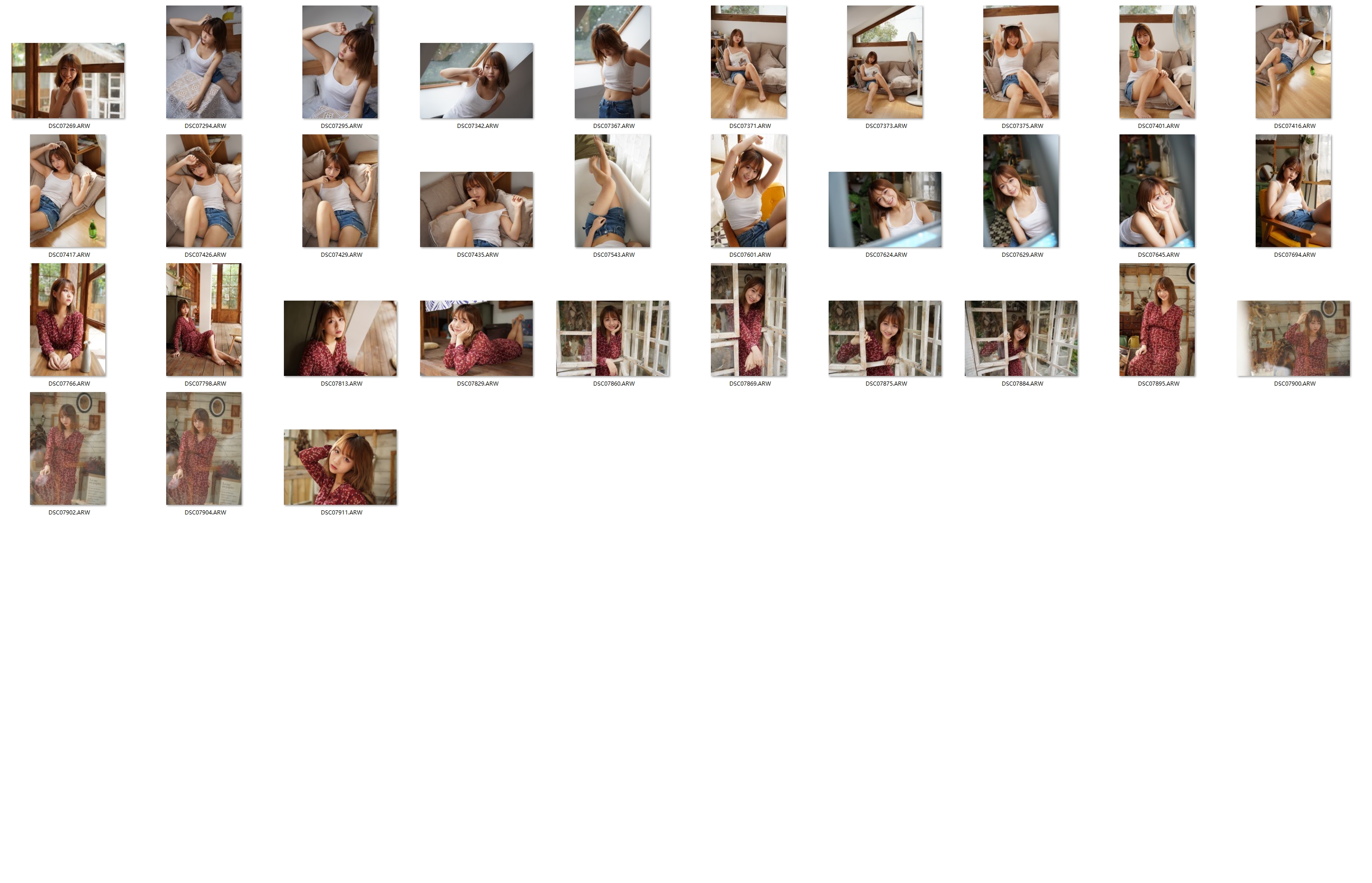 图片[2]-33张萌妹子私房人像摄影RAW原图素材