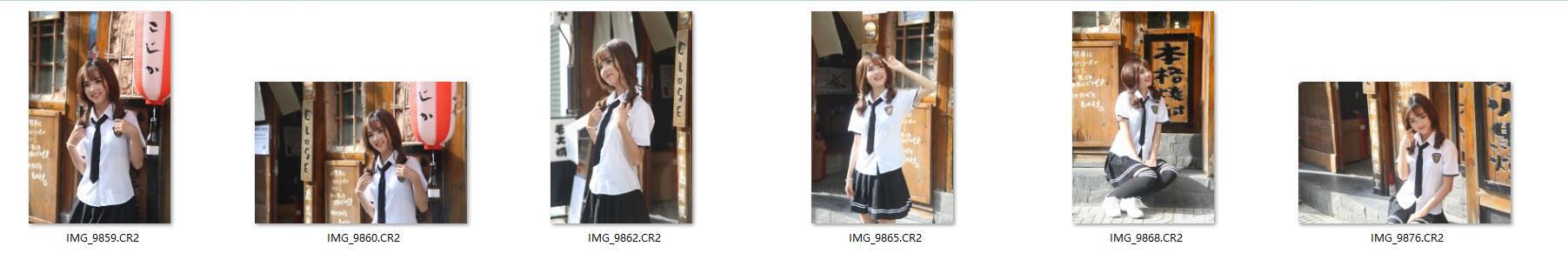 图片[2]-6张日系校园制服美少女摄影RAW原图素材