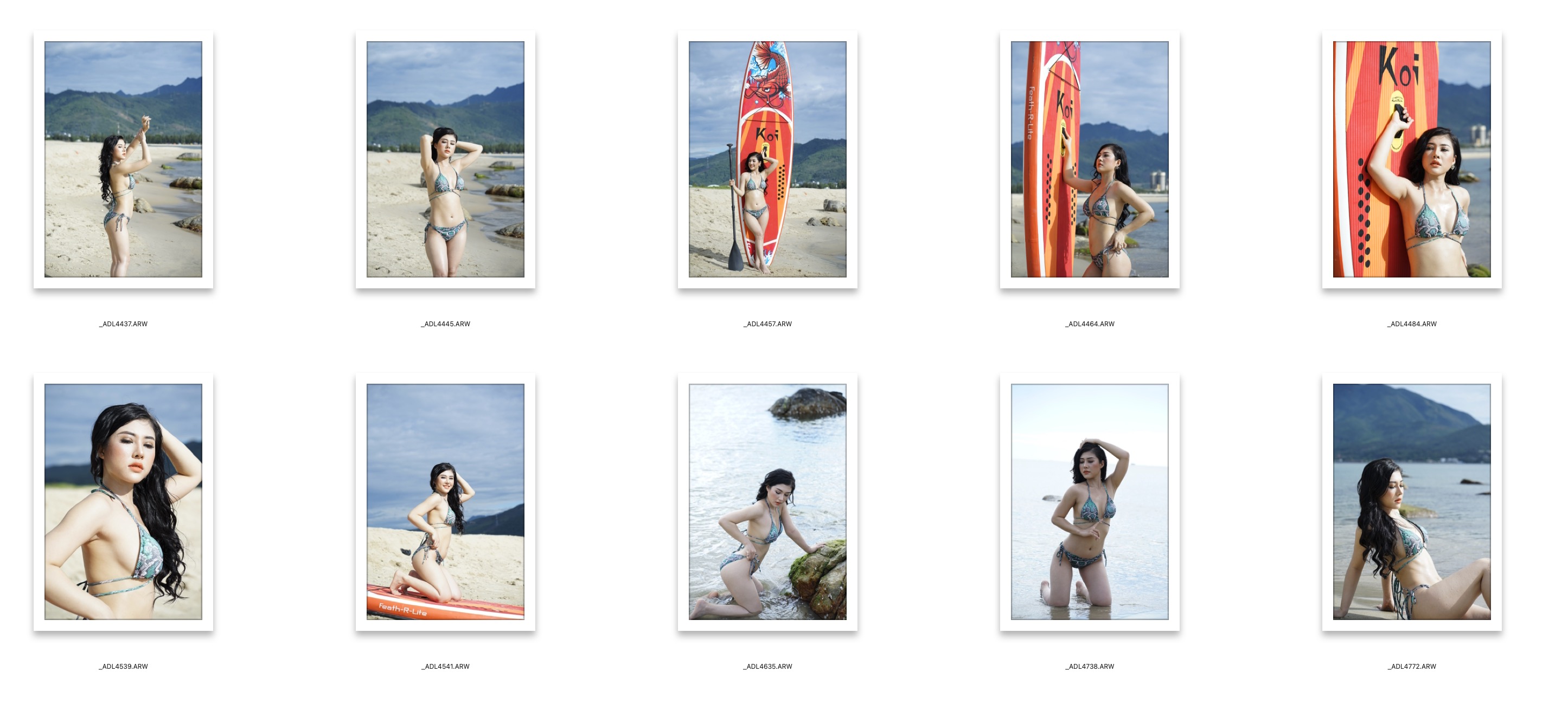图片[2]-10张海滩比基尼美女人像摄影未修RAW原图素材ARW格式