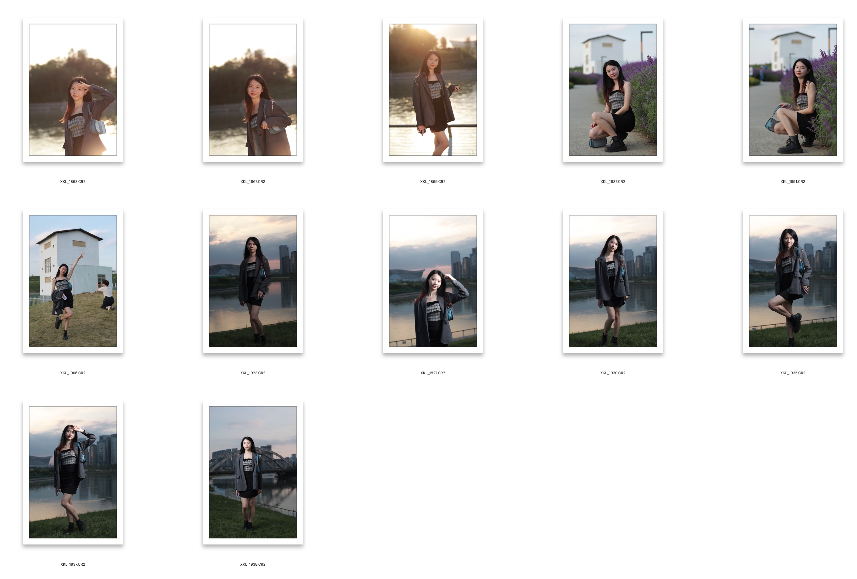 图片[2]-12P公园中和湿地逆光美女人像修图后期练习RAW原图素材