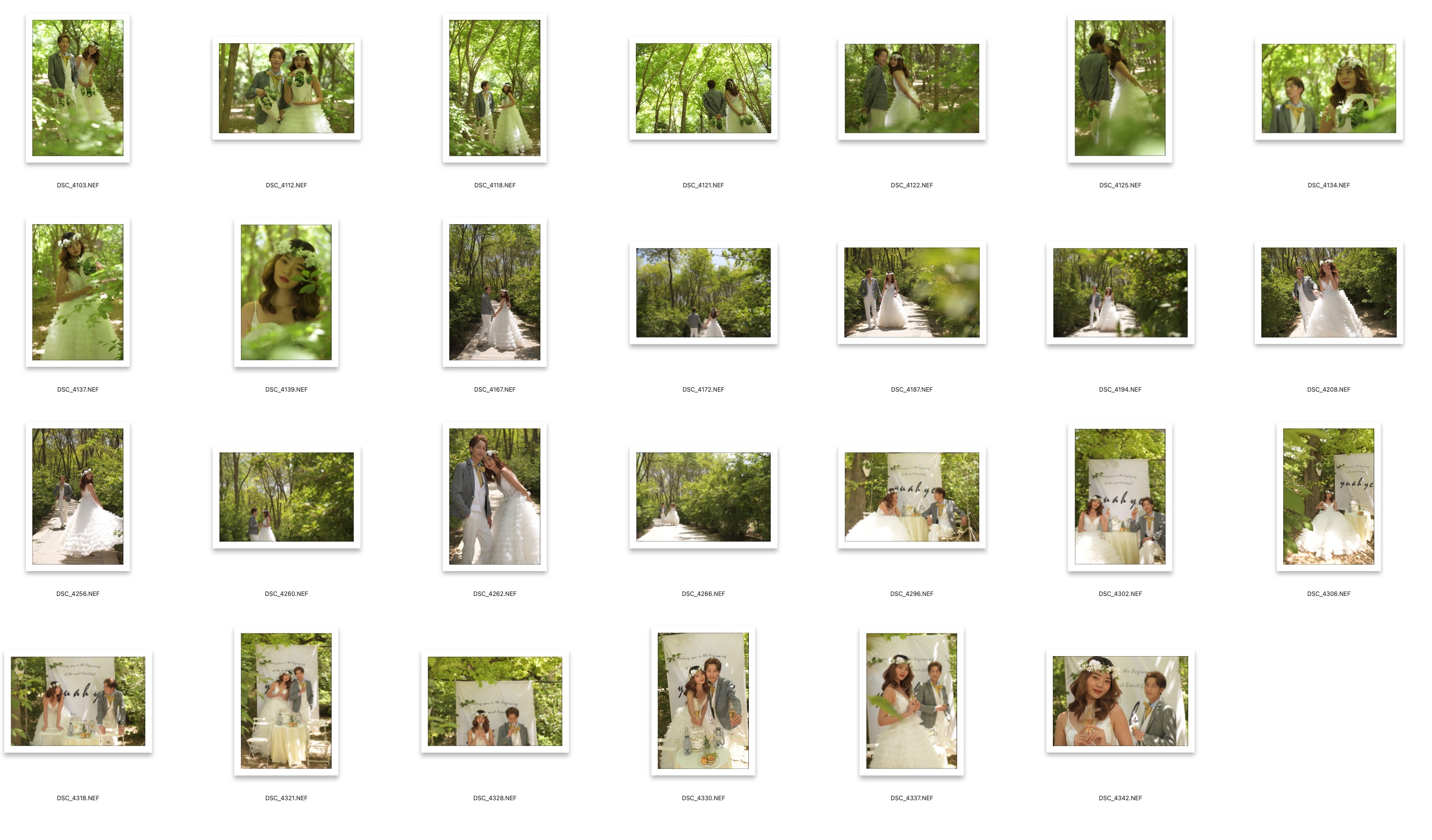 图片[2]-27张婚纱外景森系人像摄影RAW格式系统练习RAW素材