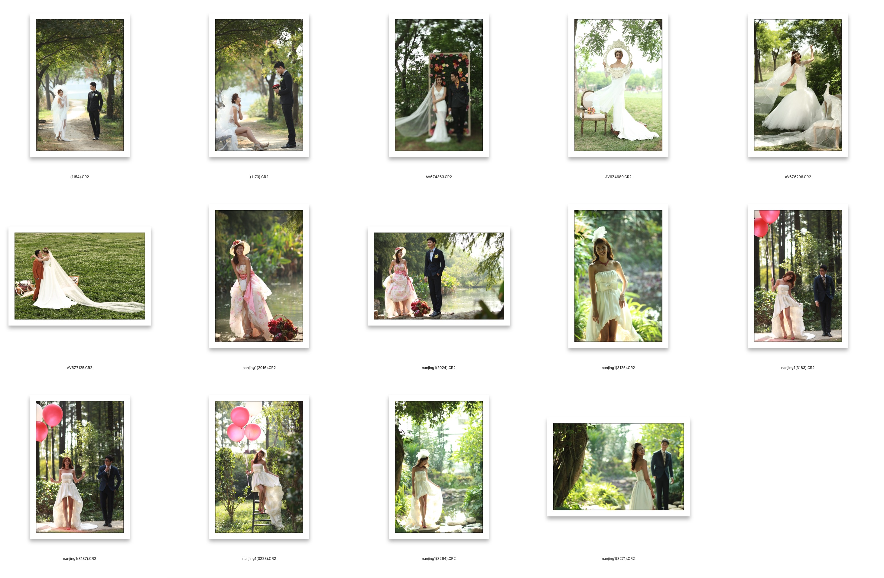 图片[2]-28张影楼户外清新婚礼人像摄影RAW原图素材