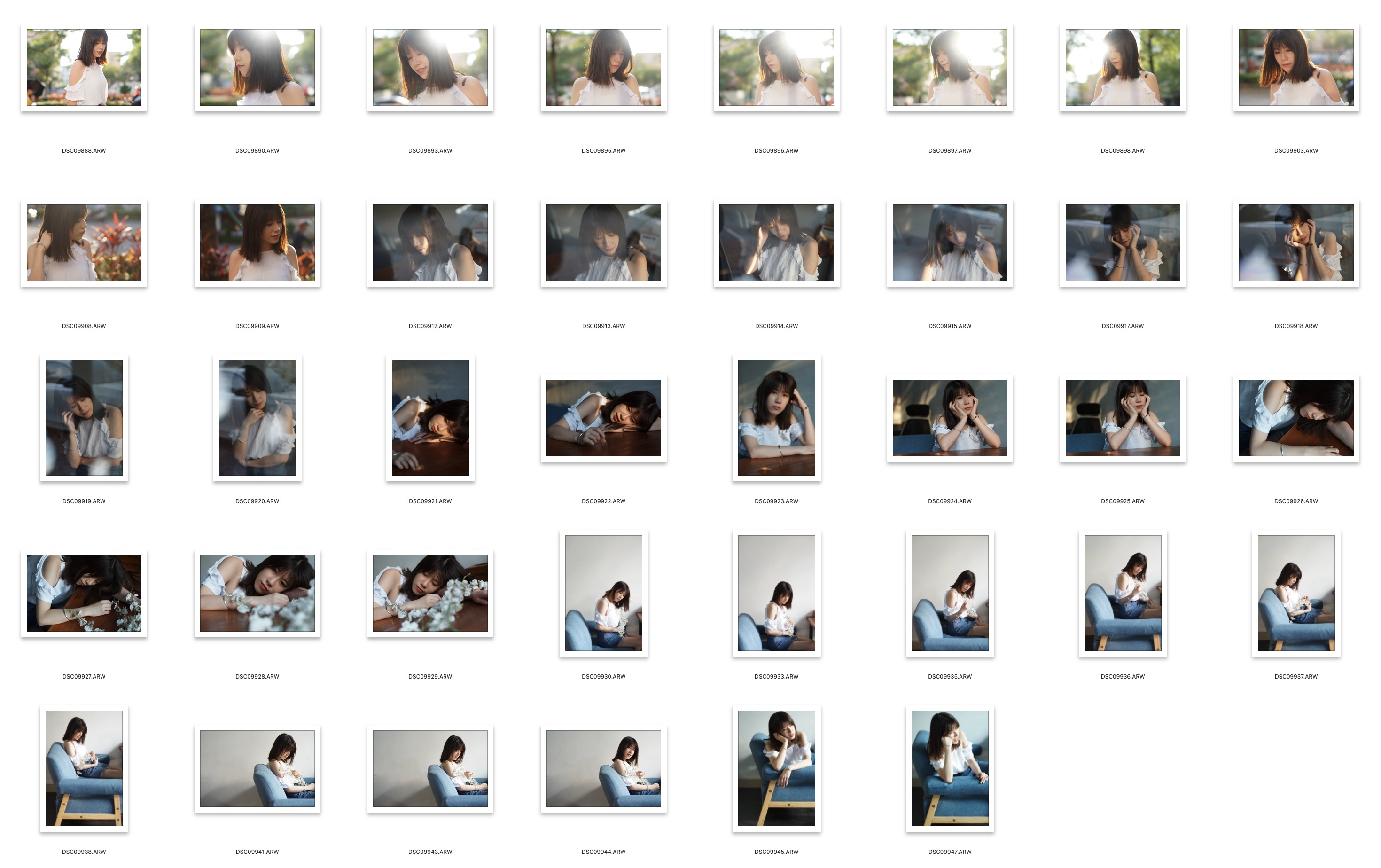 图片[2]-38P轻日系室内小清新人像摄影后期调色修图练习RAW原图素材