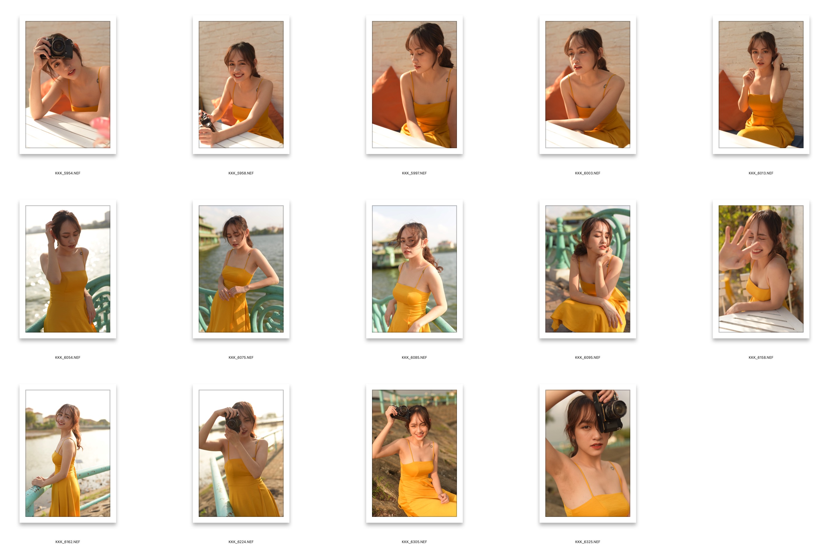 图片[2]-水边黄裙美女写真人像摄影RAW原图-尼康NEF原图（14P+NEF）