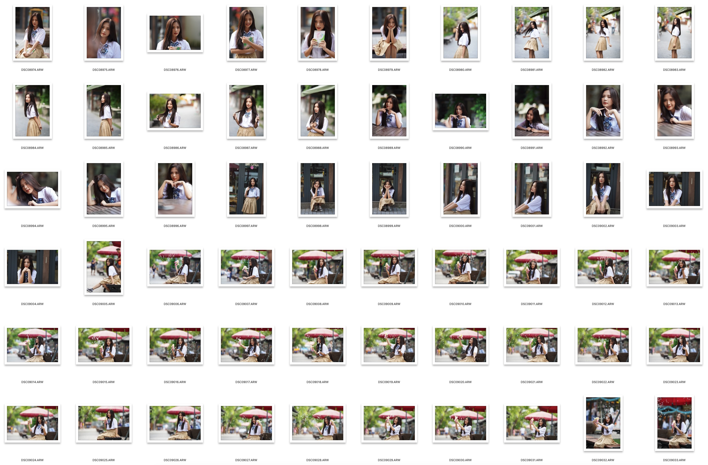 图片[3]-156张时尚街拍妹子人像摄影后期修图练习RAW原图素材