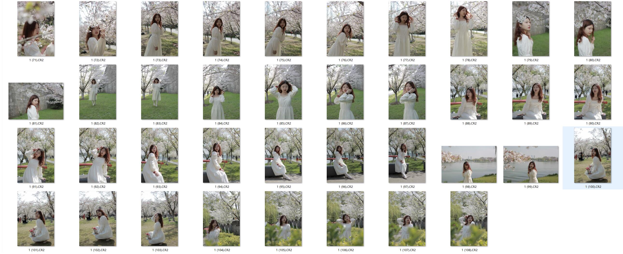 图片[2]-​​​​​107张樱花少女RAW原图Canon EOS 5D Mark II修图练习素材