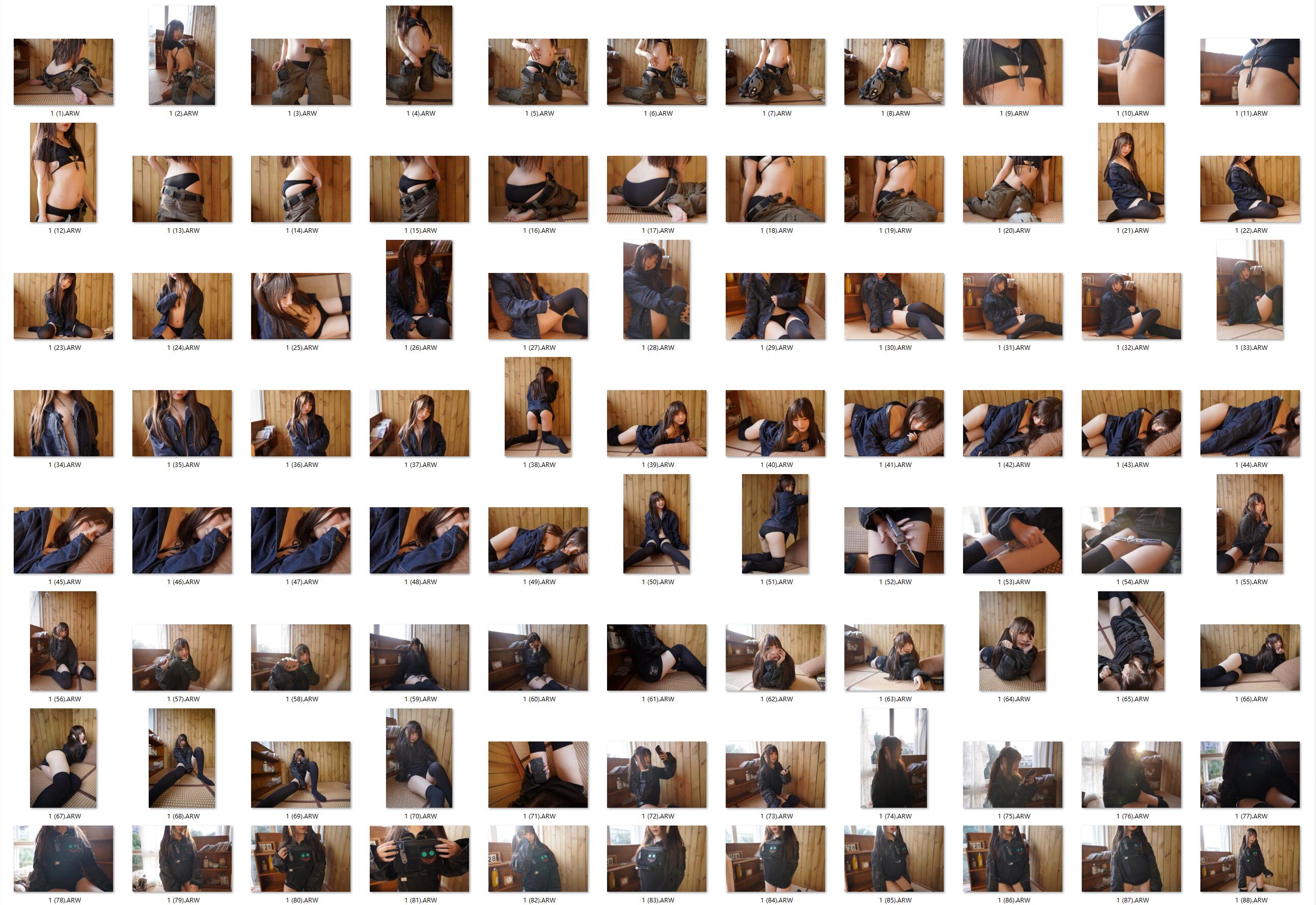 图片[3]-​​​​​148张军迷妹子RAW原图索尼ILCE-7M3拍摄修图练习素材​